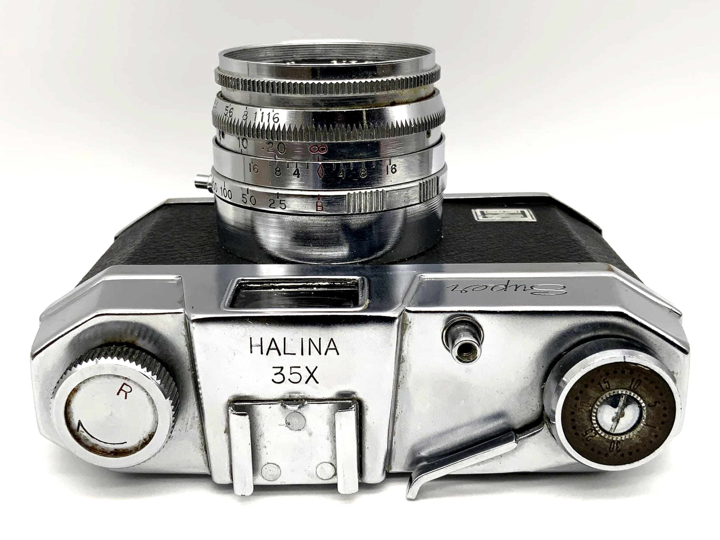 Appareil photo Halina 35x à viseur super large avec objectif Anastigmat fc 1:3.5 45 mm analogique