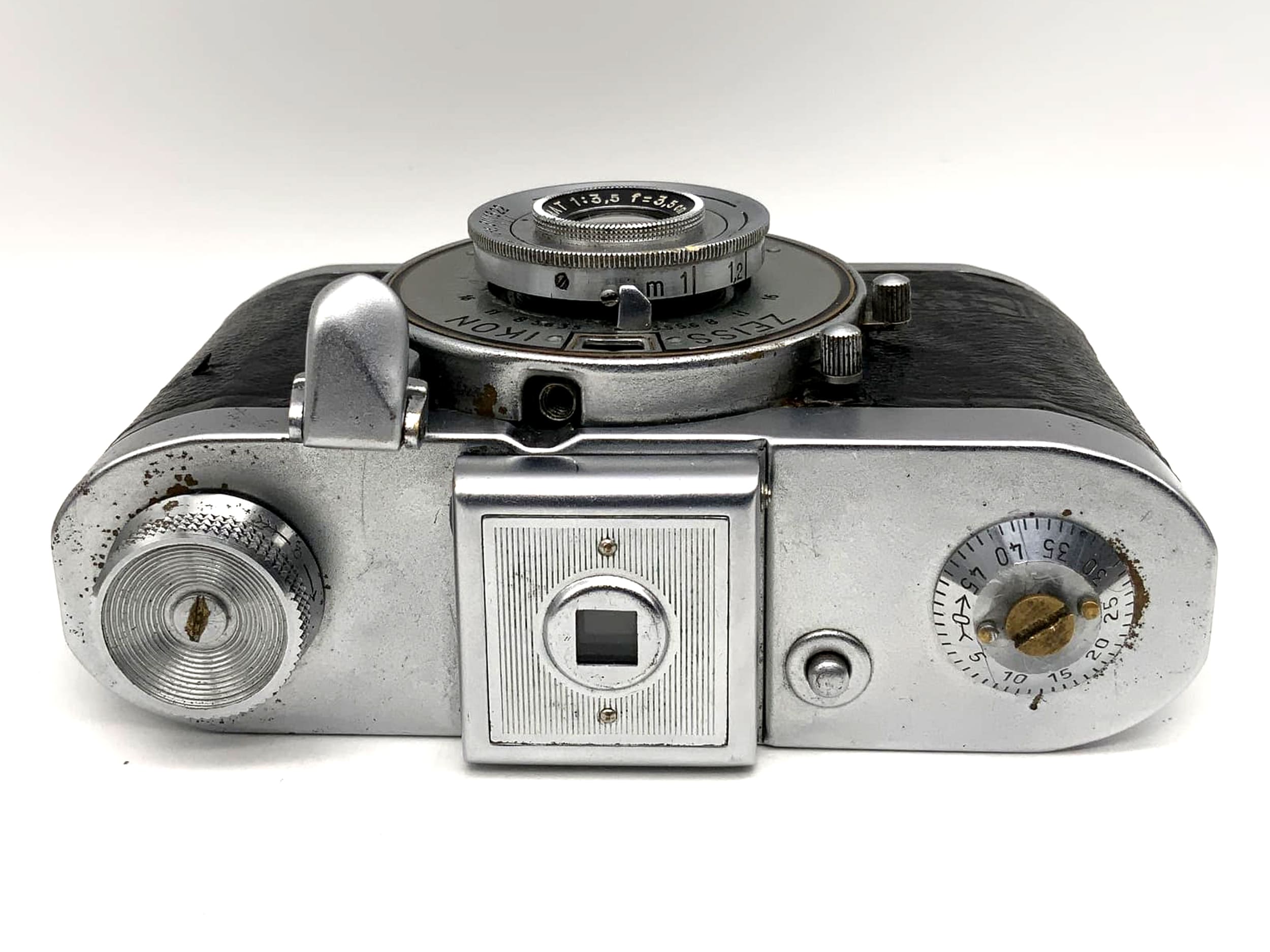 Appareil photo à visée directe Zeiss Ikon Tenax avec objectif Novar Anastigmat 1:3.5 3,5 cm analogique