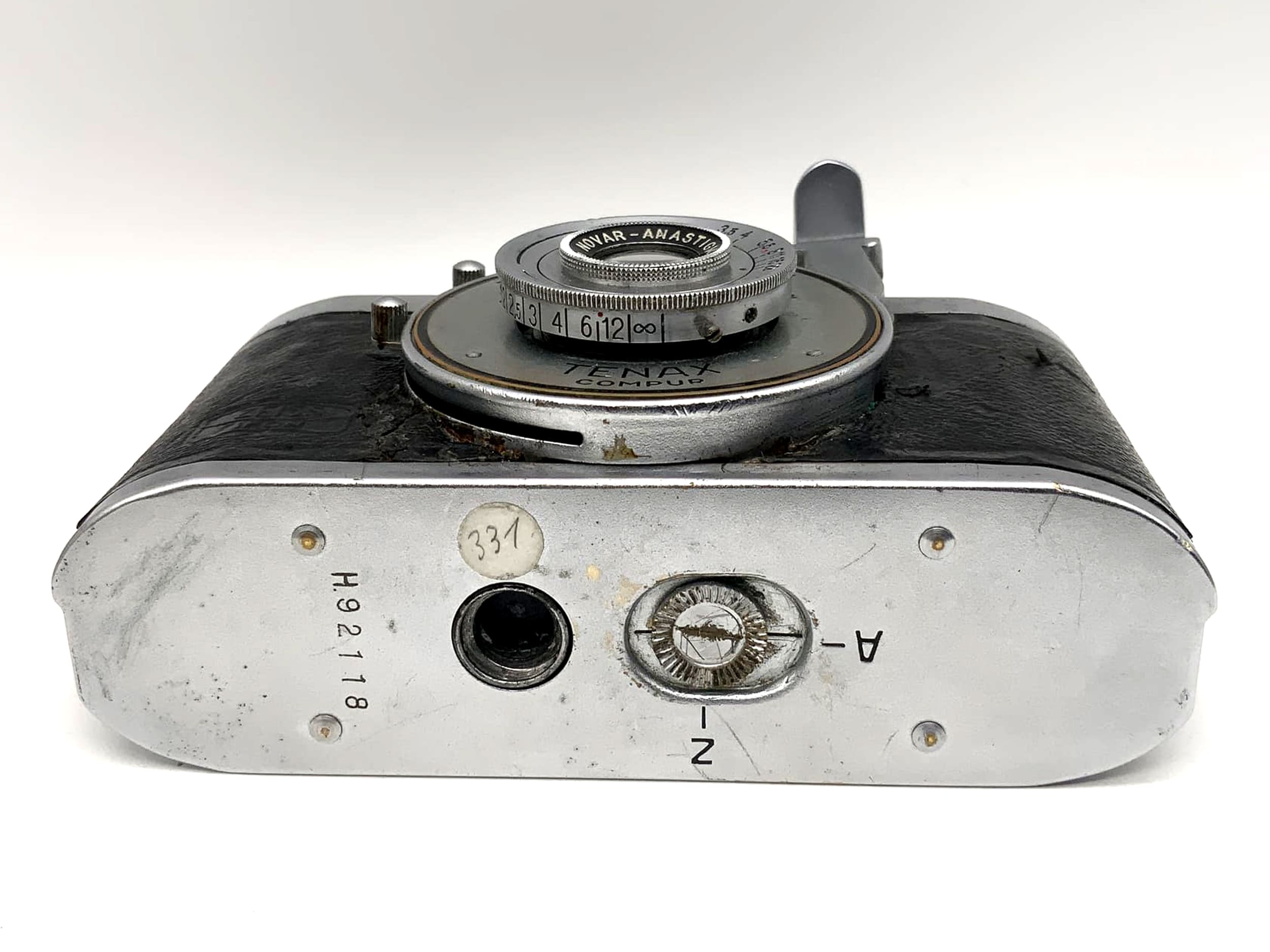 Appareil photo à visée directe Zeiss Ikon Tenax avec objectif Novar Anastigmat 1:3.5 3,5 cm analogique