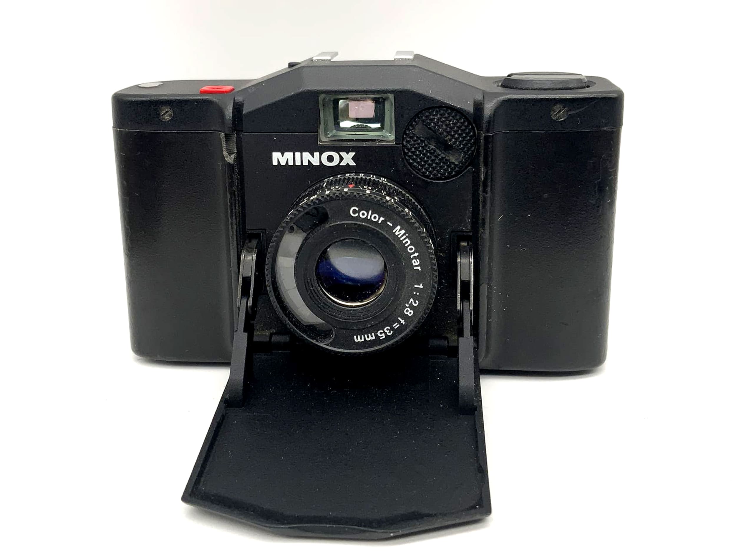 Minox 35 EL rangefinder camera with Color Minotar 1:2.8 35mm Point&amp;Shoot lens! Light meter defective!