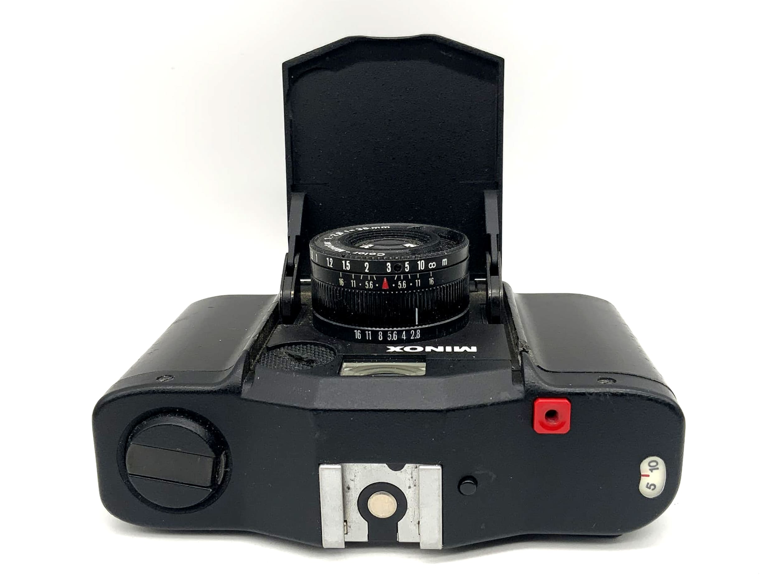 Appareil photo télémétrique Minox 35 EL avec objectif Color Minotar 1:2.8 35 mm Point &amp; Shoot ! Cellule posemétrique défectueuse !