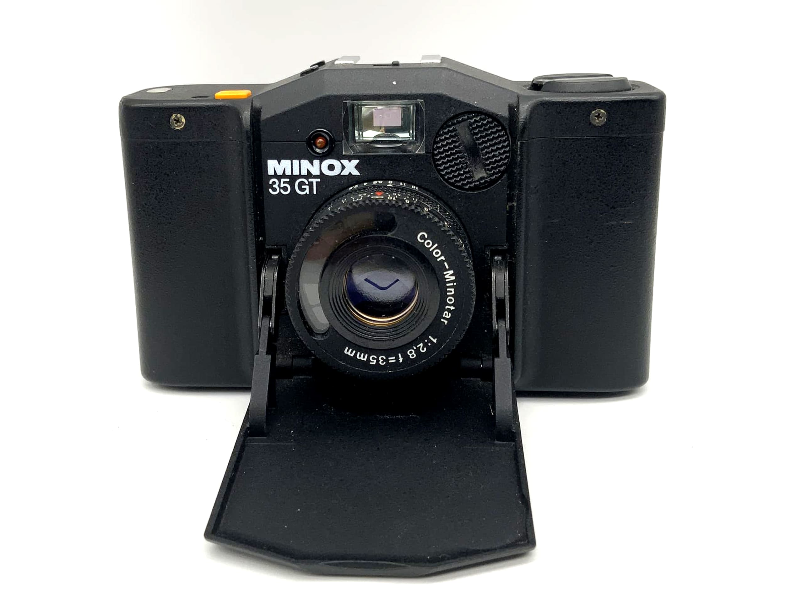 Minox 35 GT rangefinder camera with Color Minotar 1:2.8 35mm Point&amp;Shoot lens! Light meter defective!