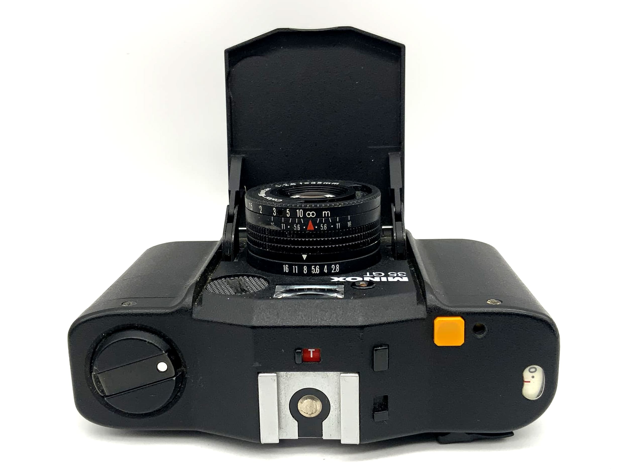 Appareil photo télémétrique Minox 35 GT avec objectif Color Minotar 1:2.8 35 mm Point &amp; Shoot ! Cellule posemétrique défectueuse !