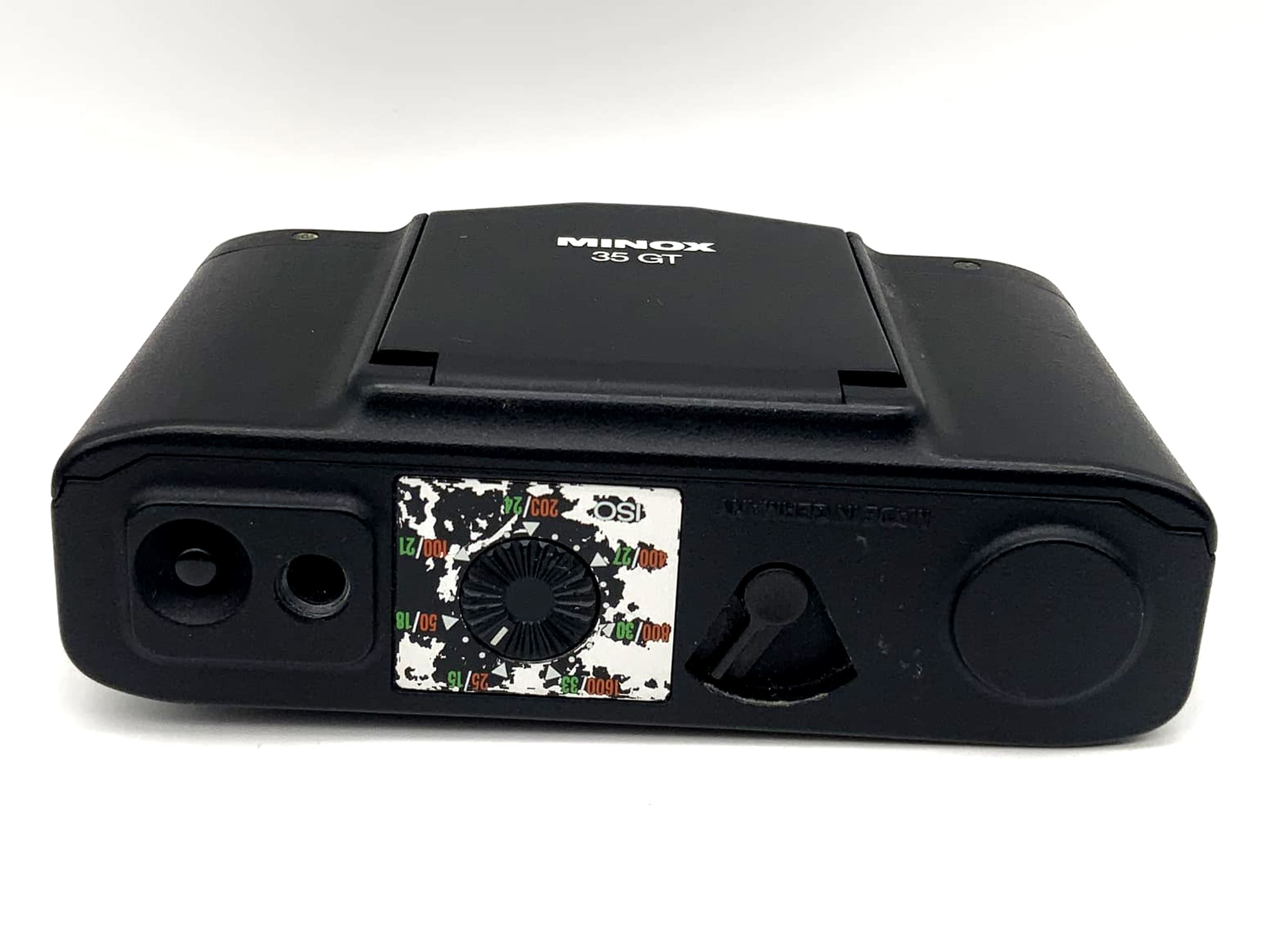 Appareil photo télémétrique Minox 35 GT avec objectif Color Minotar 1:2.8 35 mm Point &amp; Shoot ! Cellule posemétrique défectueuse !