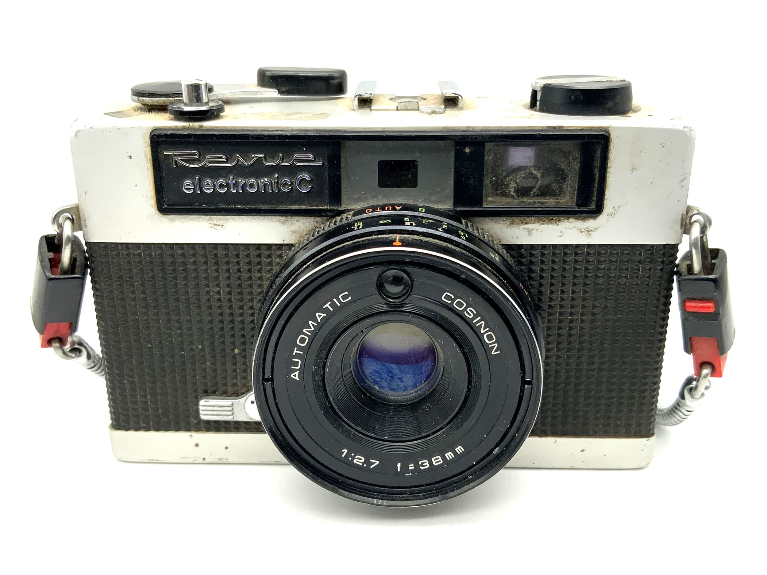 Revue electronic C rangefinder camera with Automatic Cosinon 1:2.7/38mm! Light meter defective!