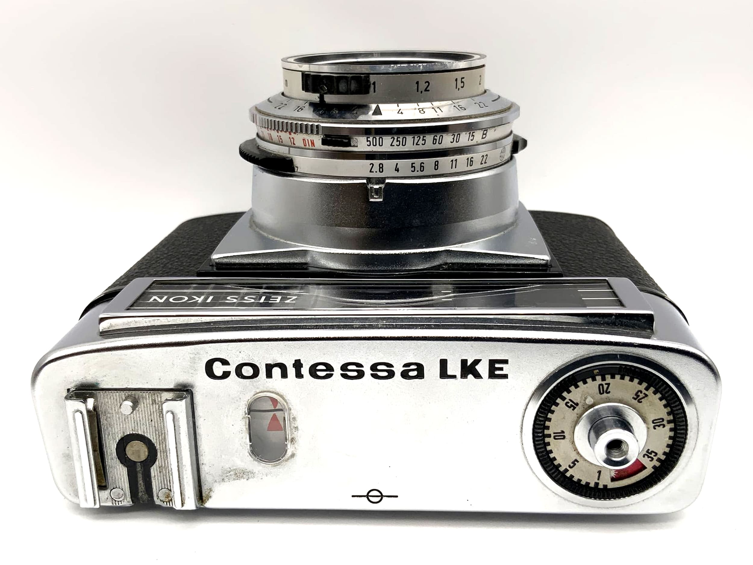 Zeiss Ikon Contessa LKE with Tessar 1:2.8/50mm Prontor 500 LK !Beli defective!
