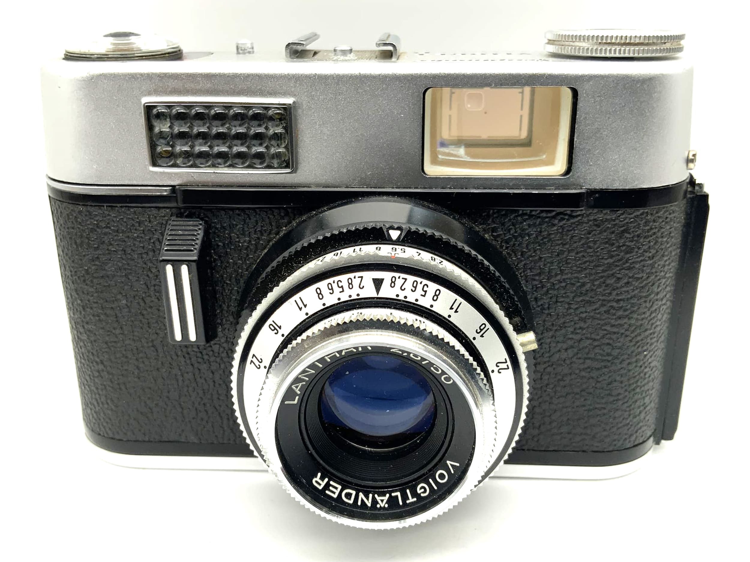 Voigtländer Vitoret D camera with Lanthar 1:2.8/50 Prontor 125 !Light indicator defective!