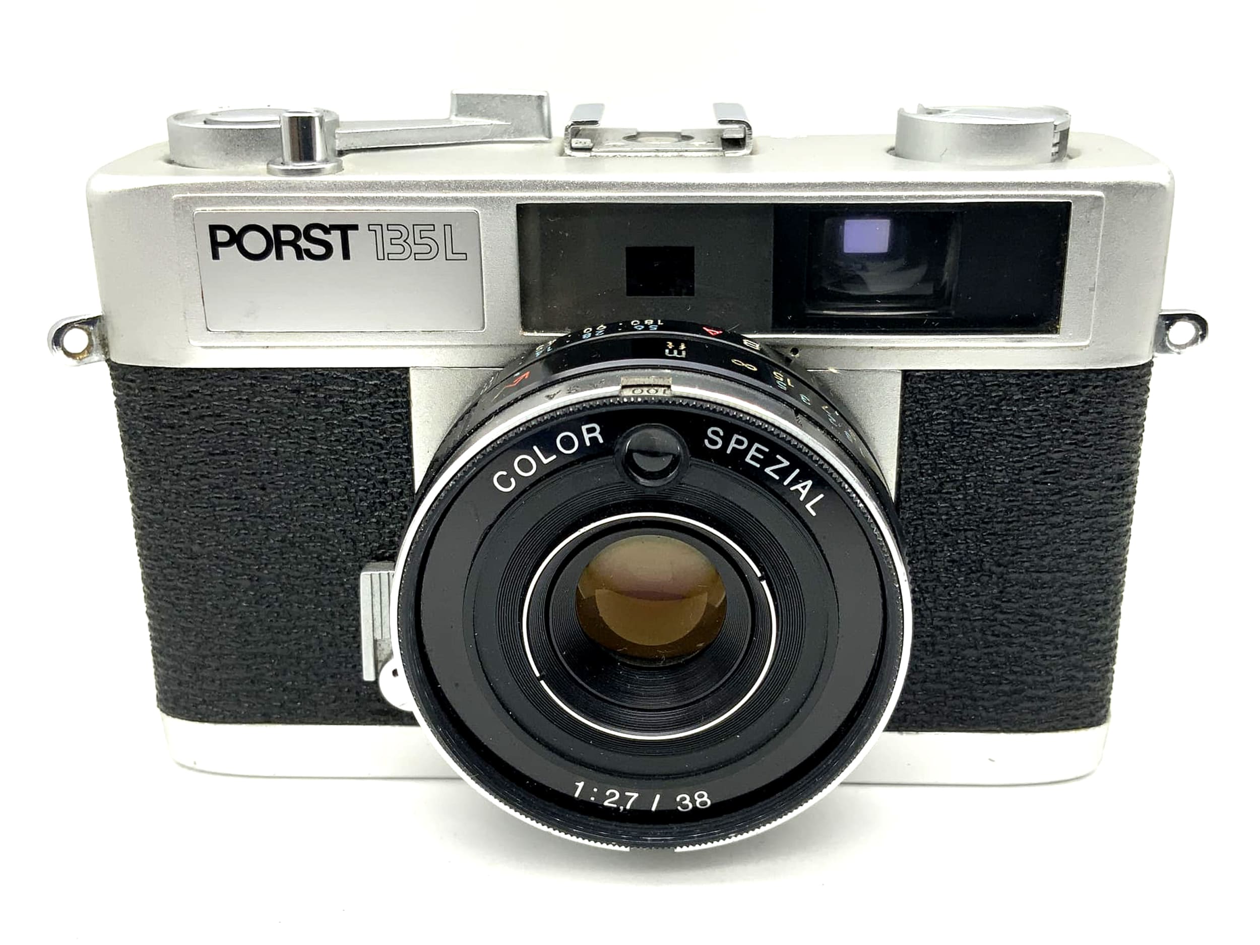Porst 135L viewfinder camera with Color Special 1:2.7/38 analog lens! Light meter defective!