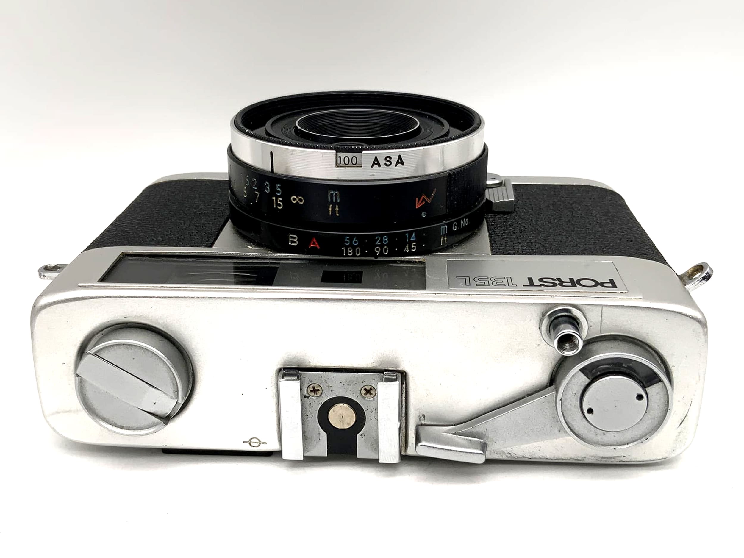 Porst 135L viewfinder camera with Color Special 1:2.7/38 analog lens! Light meter defective!