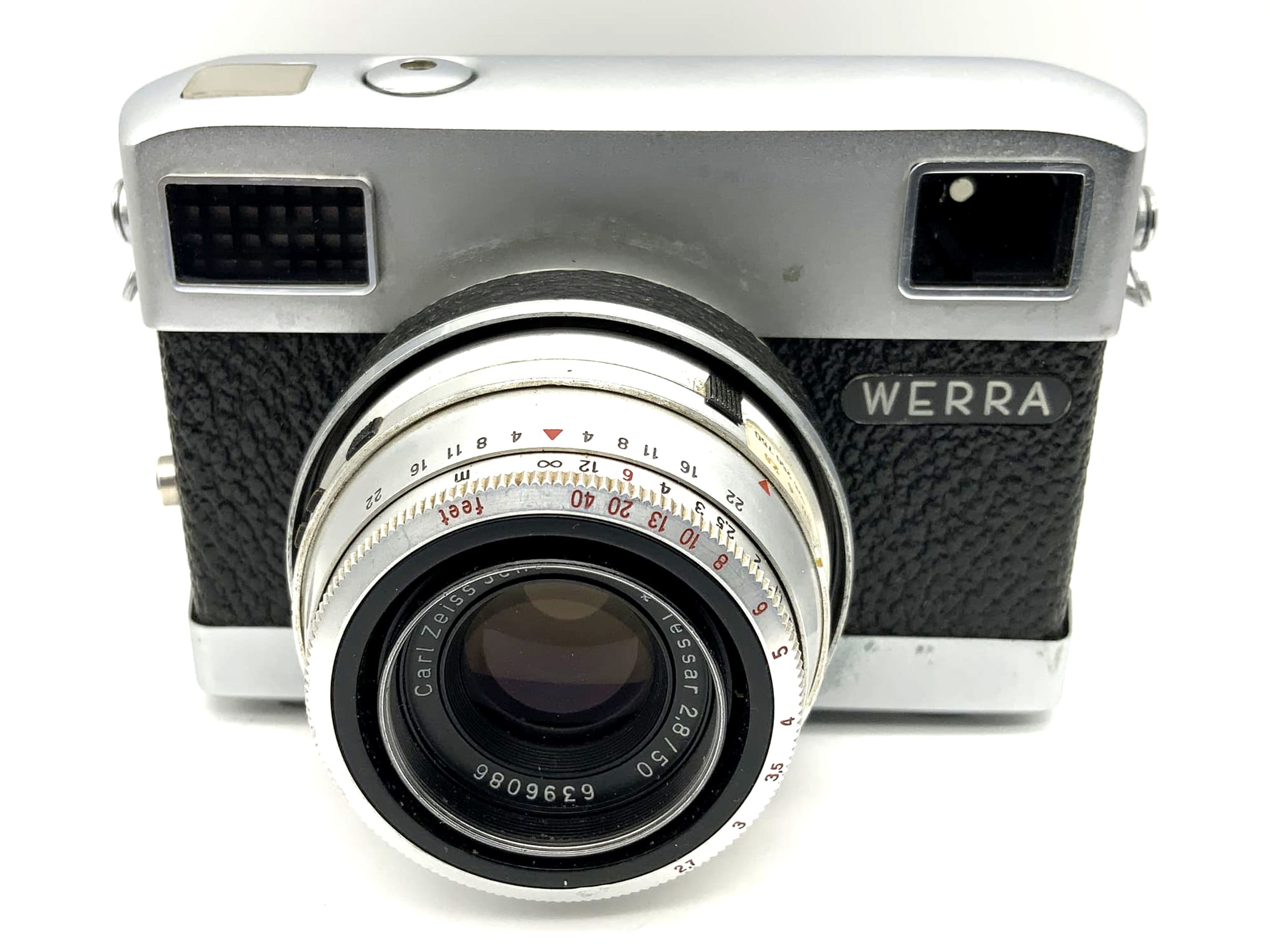 Carl Zeiss Jena Werra I rangefinder camera with Tessar 2.8/50 lens! Light meter defective!