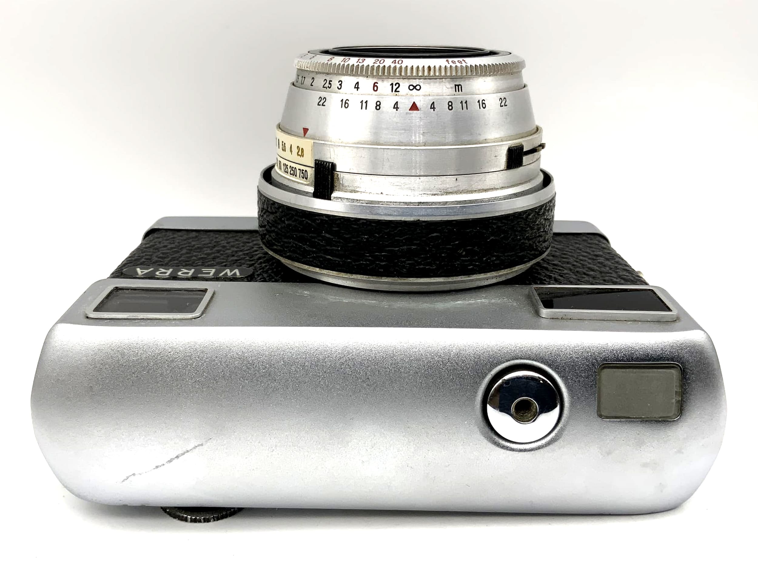 Appareil photo télémétrique Carl Zeiss Jena Werra I avec objectif Tessar 2.8/50 ! Cellule posemétrique défectueuse !