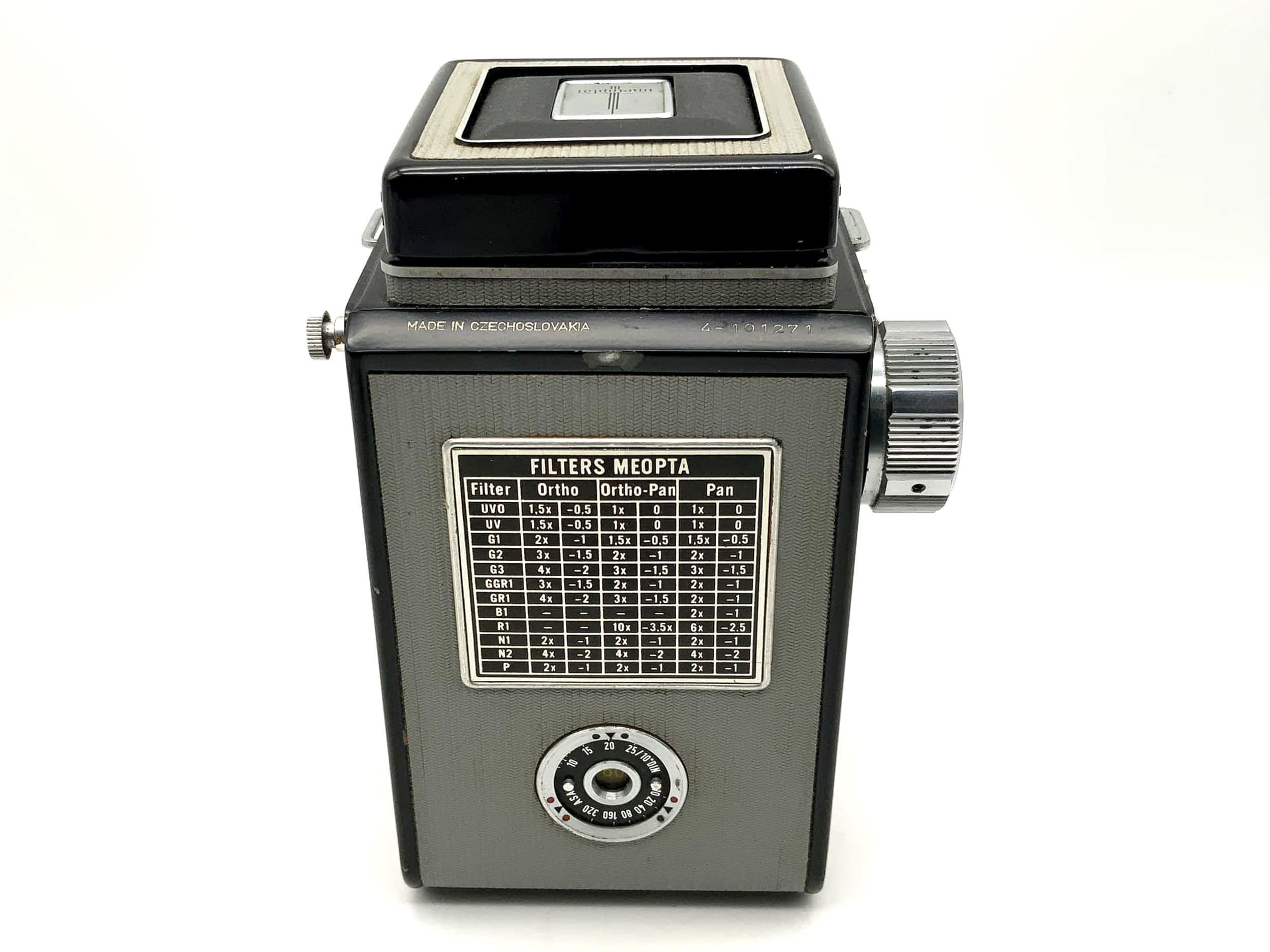 Meopta flexaret VI automatic TLR with Belar 3.5/80 Metax 6 twin-lens camera