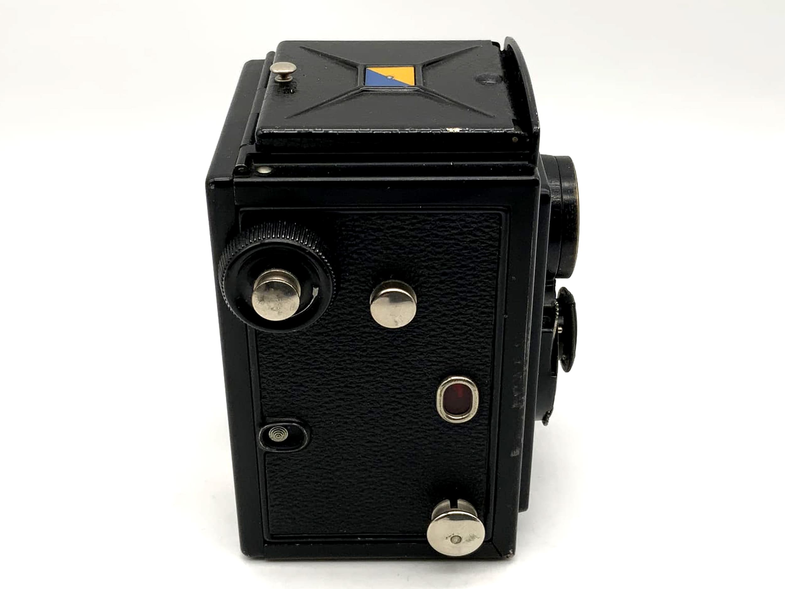 Voigtländer Brillant TLR avec objectif reflex bi-objectif Anastigmat Voigtar 1:9 F=7,5 cm, défectueux