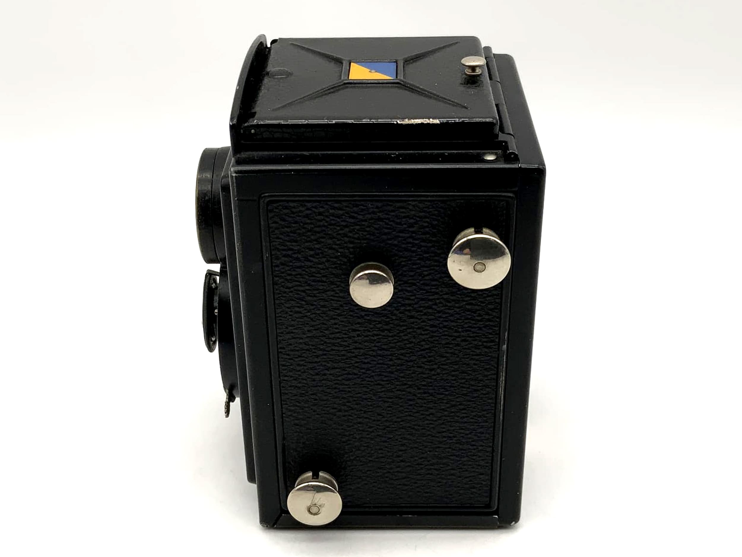 Voigtländer Brillant TLR avec objectif reflex bi-objectif Anastigmat Voigtar 1:9 F=7,5 cm, défectueux