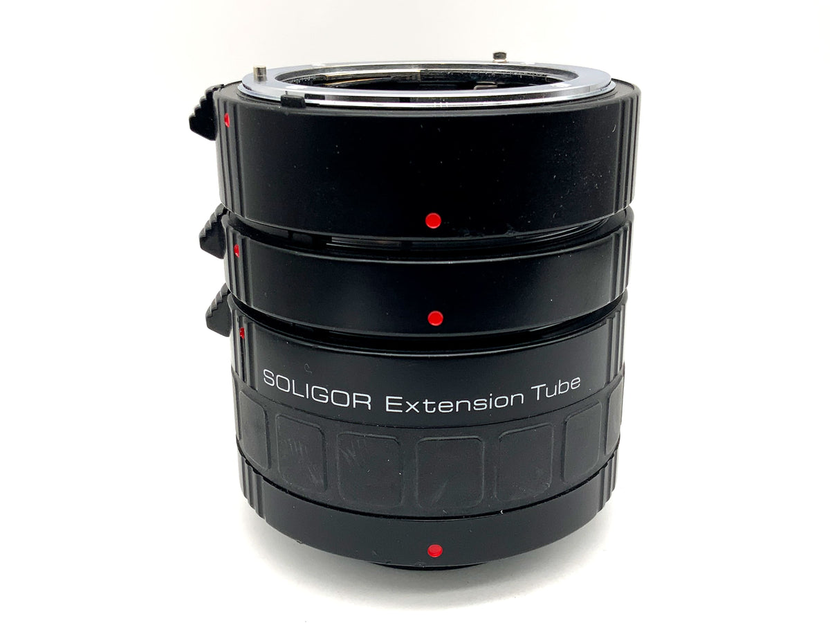 Soligor pour bague intermédiaire N/AF 12 mm + 20 mm + 36 mm Macro Close Up (Nikon AF)