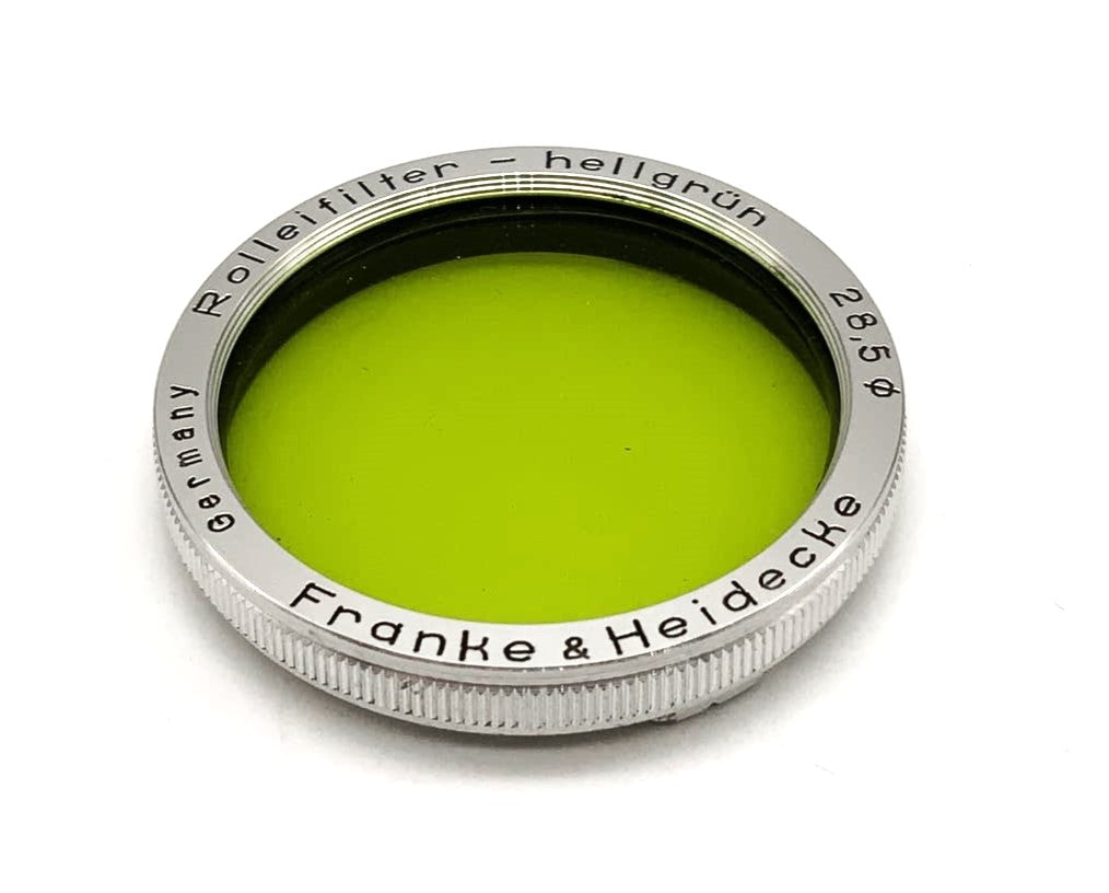 Filtre de couleur Rollei vert clair pour Rolleiflex f/3.5 Tessar/Xenar (RI)