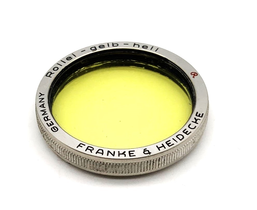 Filtre de couleur Rollei lumière jaune pour Rolleiflex f/3.5 Tessar/Xenar (RI)