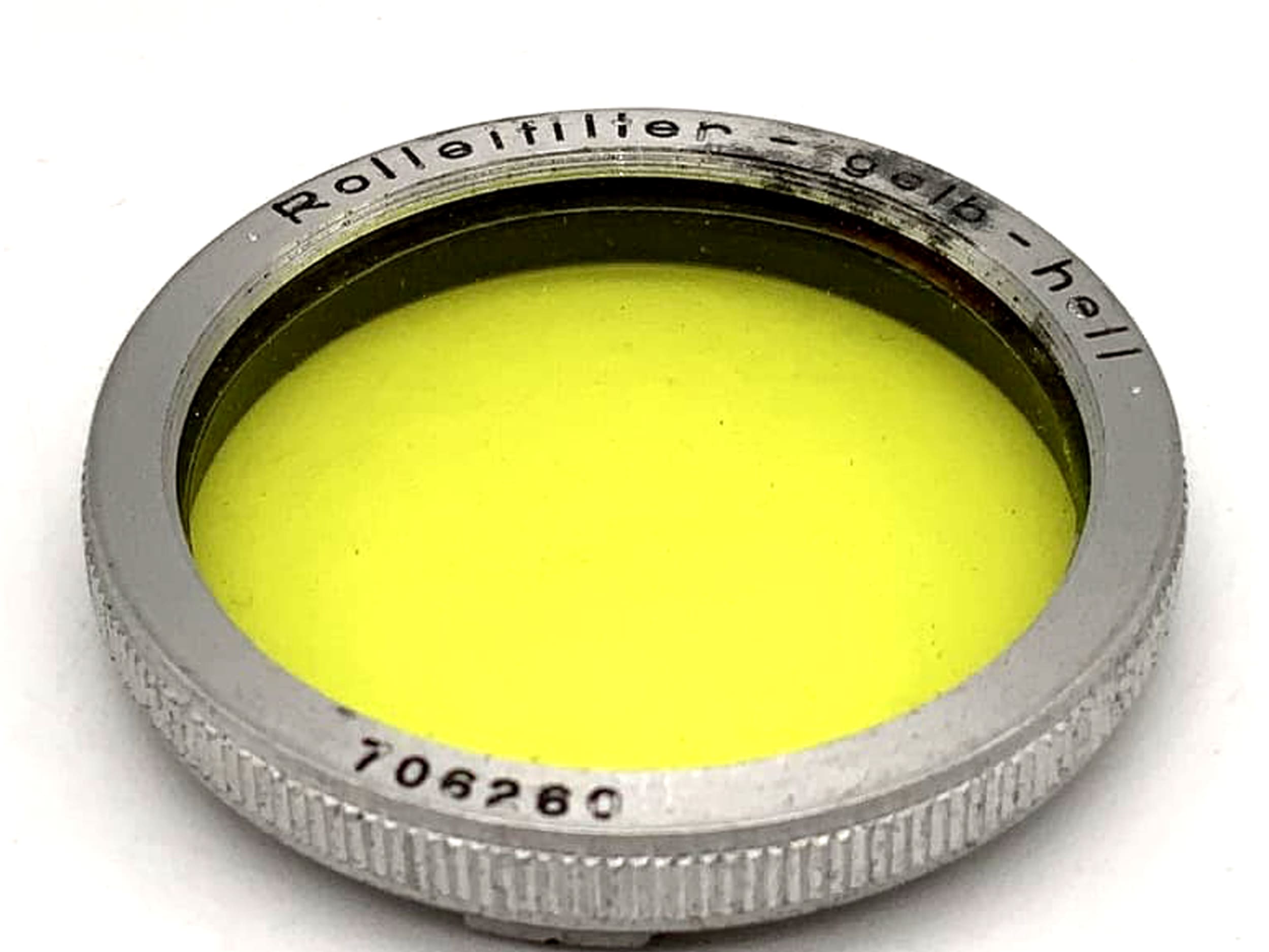 Filtre de couleur Rollei lumière jaune pour Rolleiflex f/3.5 Tessar/Xenar (RI)