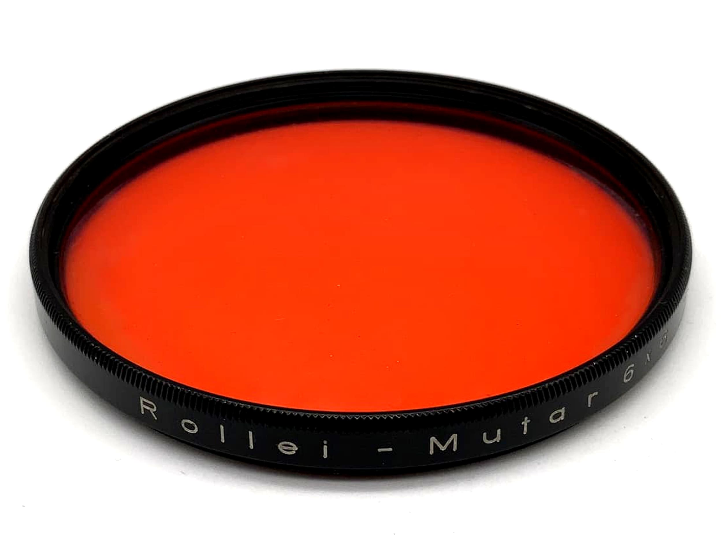 Filtre de couleur orange Rollei Mutar 6x6 -1,5…-3 pour Rolleiflex TLR (67 mm)
