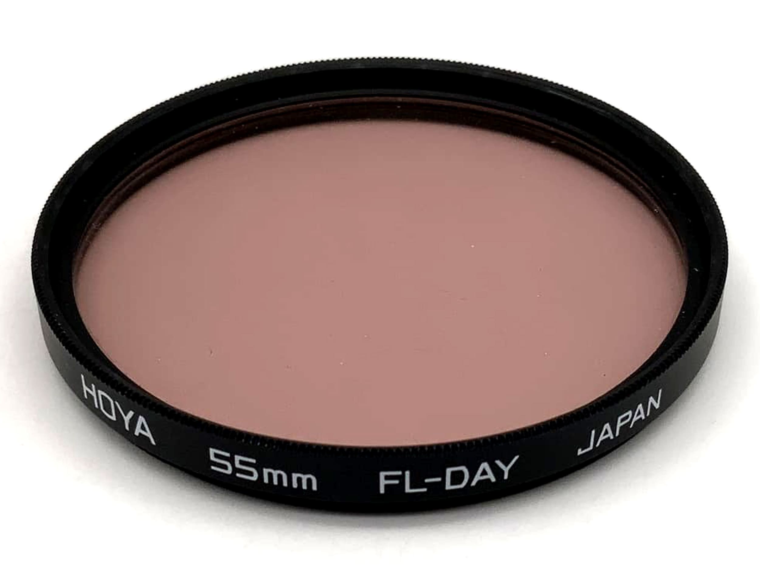 Filtre de couleur rouge lumière du jour Hoya FL, filtre correcteur, 55 mm M55