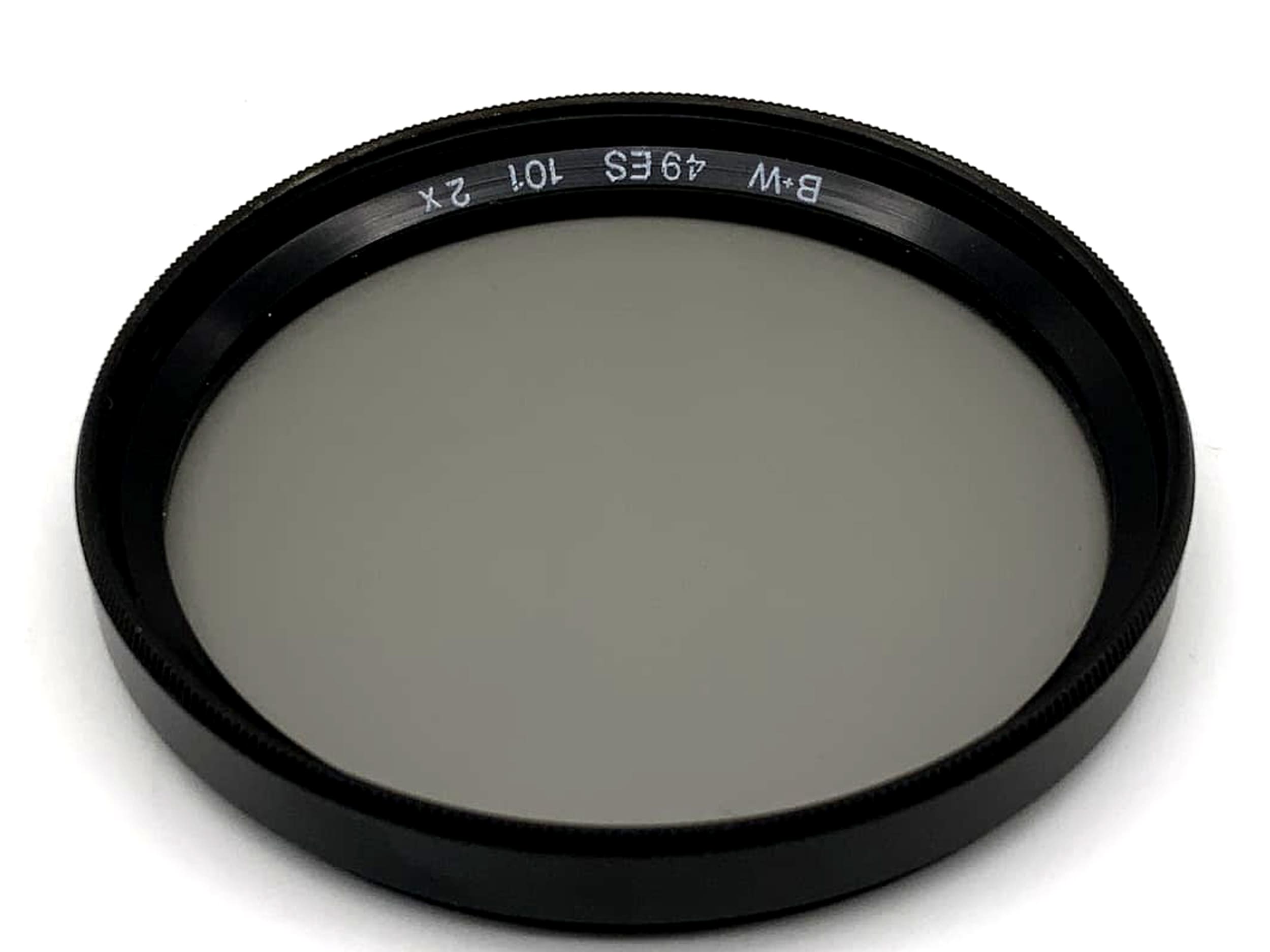 Filtre couleur B+W 101, 2 filtres gris, filetage circulaire 49 mm M49