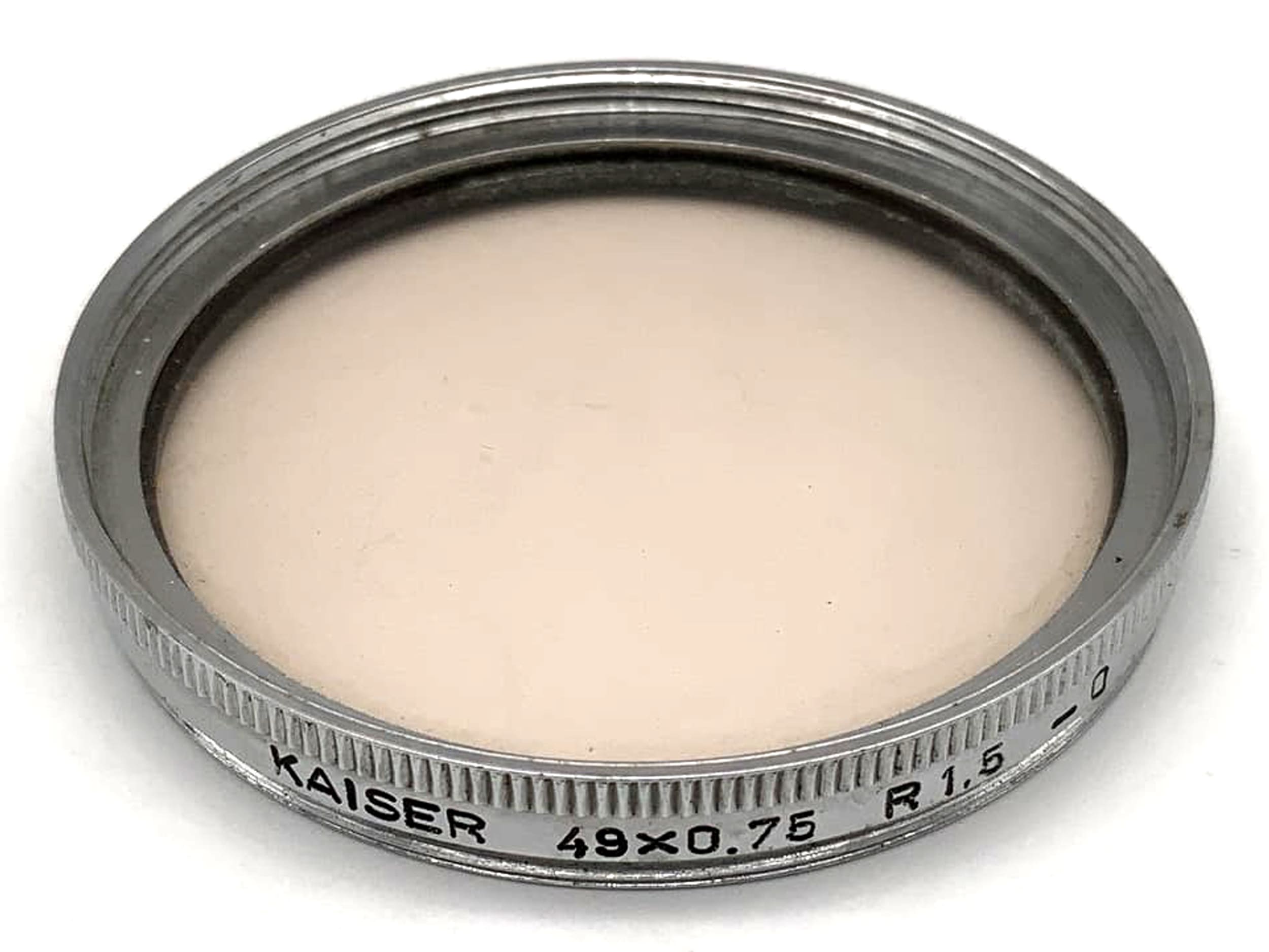 Filtre argenté Kaiser Skylight 49x0,75 R1,5 - 0, filetage de filtre 49 mm M49