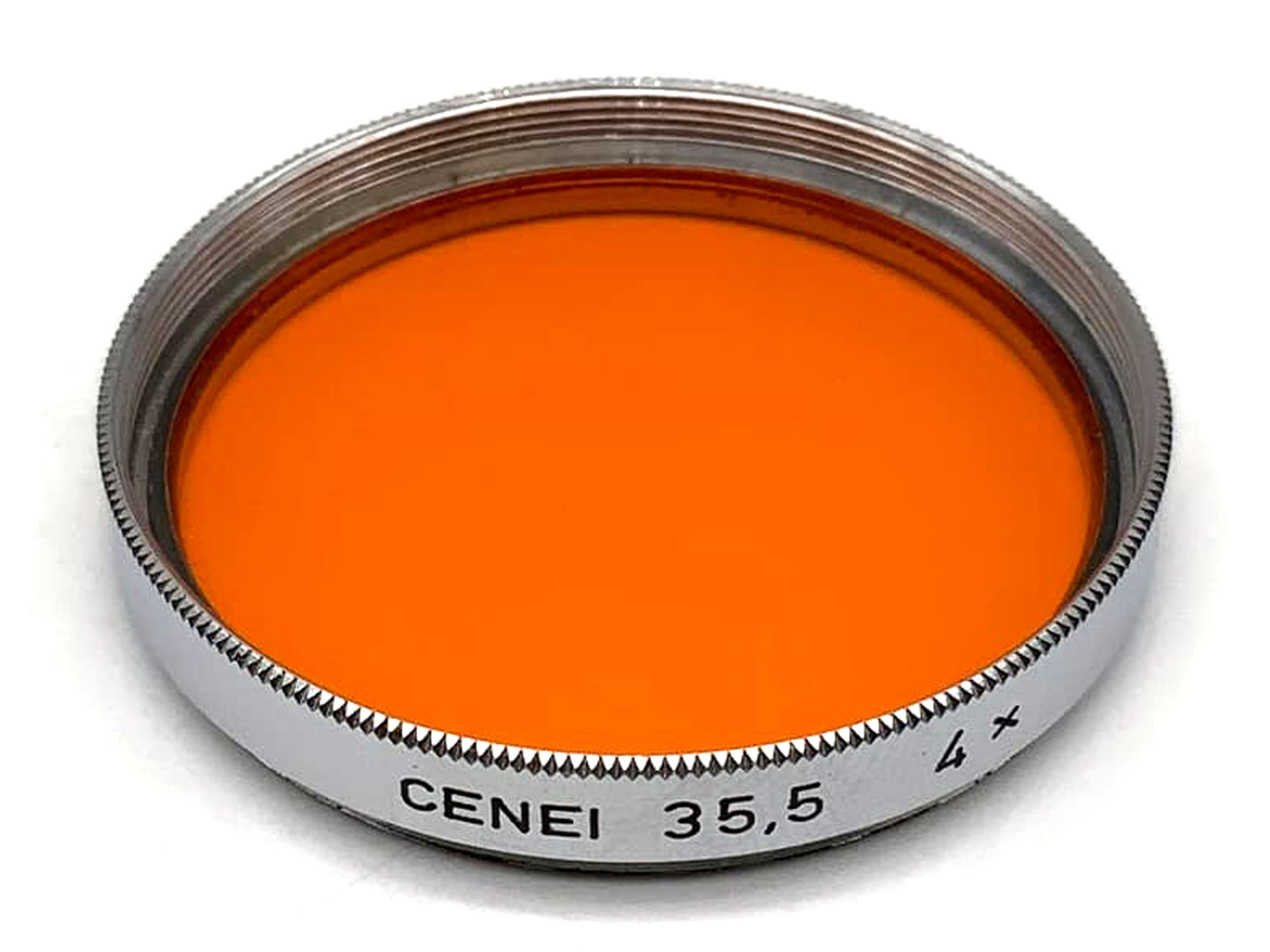 Filtre orange Cenei, circulaire 35,5 mm, filetage M35