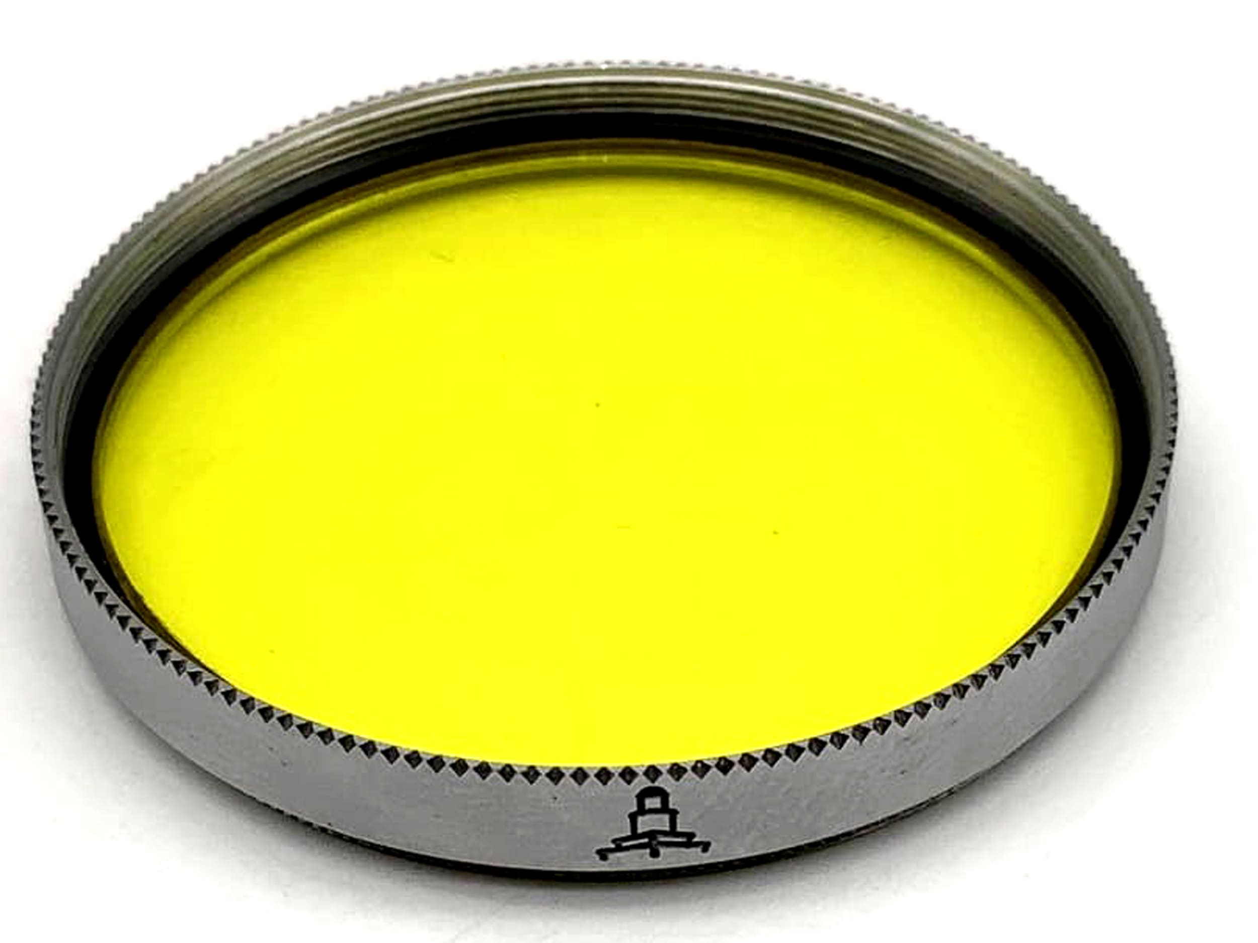 Filtre jaune Pentacon G2, circulaire 40,5 mm, filetage M40