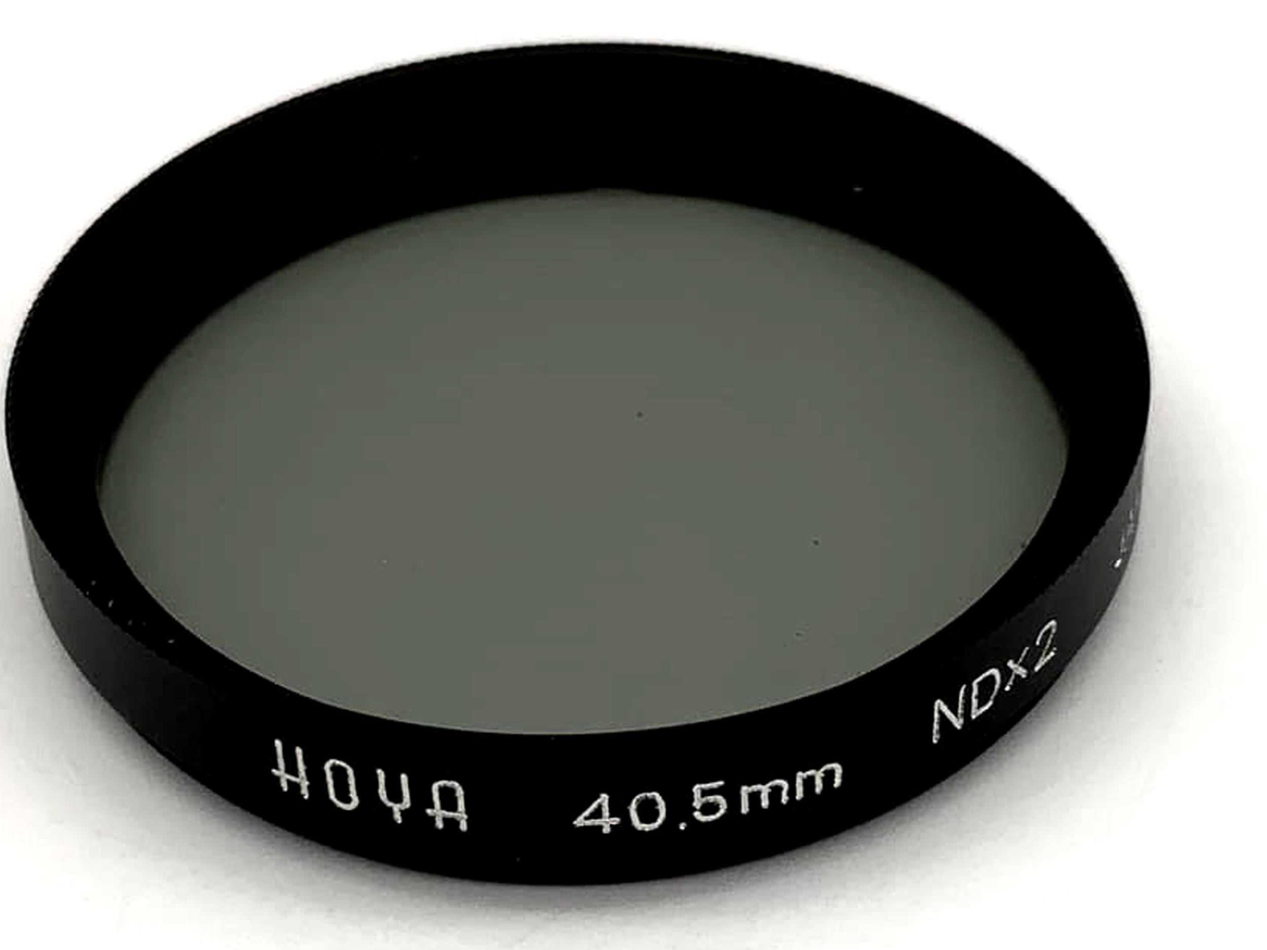 Hoya ND x2 gray filter, 40.5mm circular, M40 filter thread