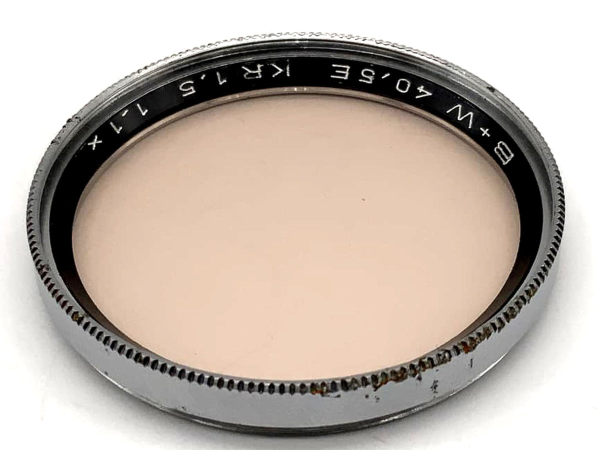Filtre correcteur B+W KR1.5, grossissement 1,1x, filetage circulaire de 40,5 mm