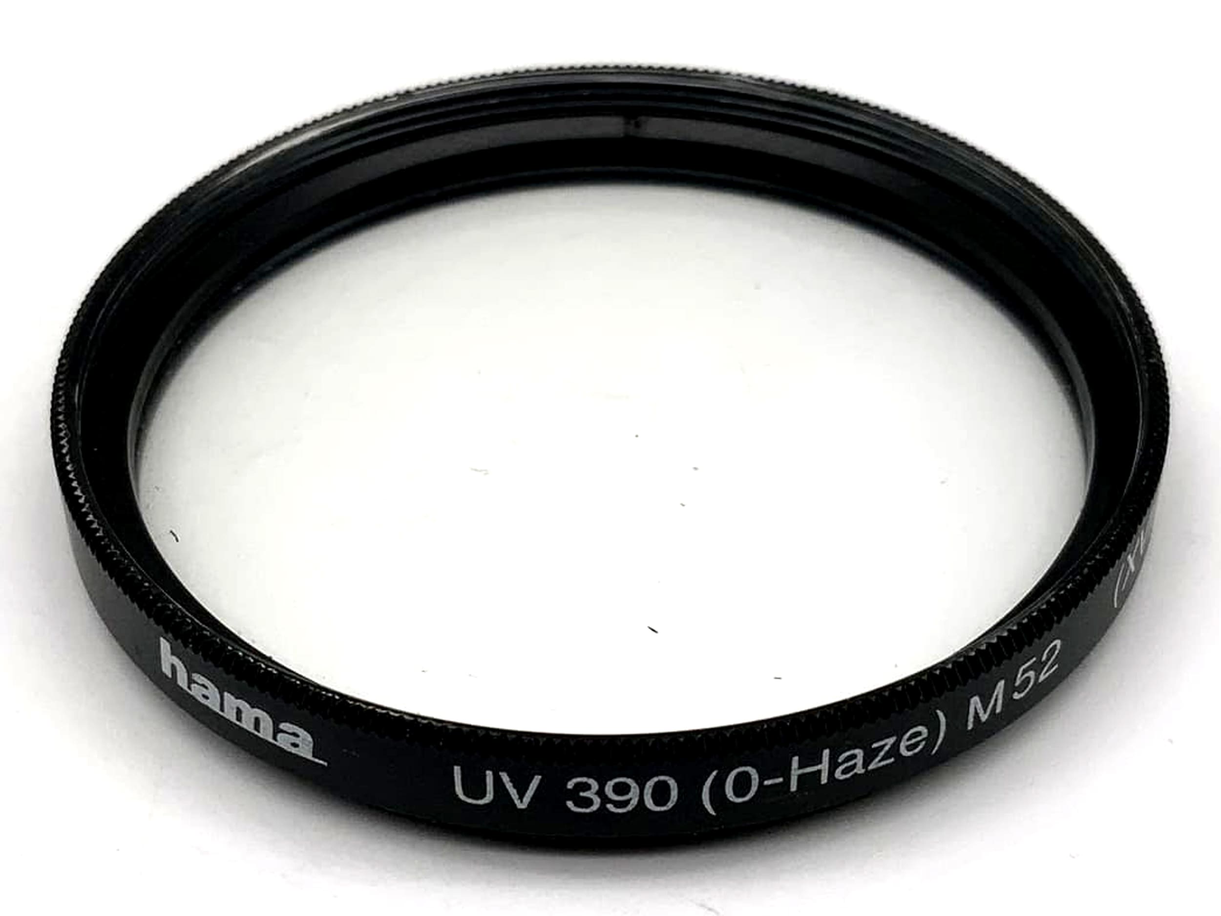 Filtre Hama UV 390 (0-Haze) (XVII) 52 mm, filetage circulaire M52