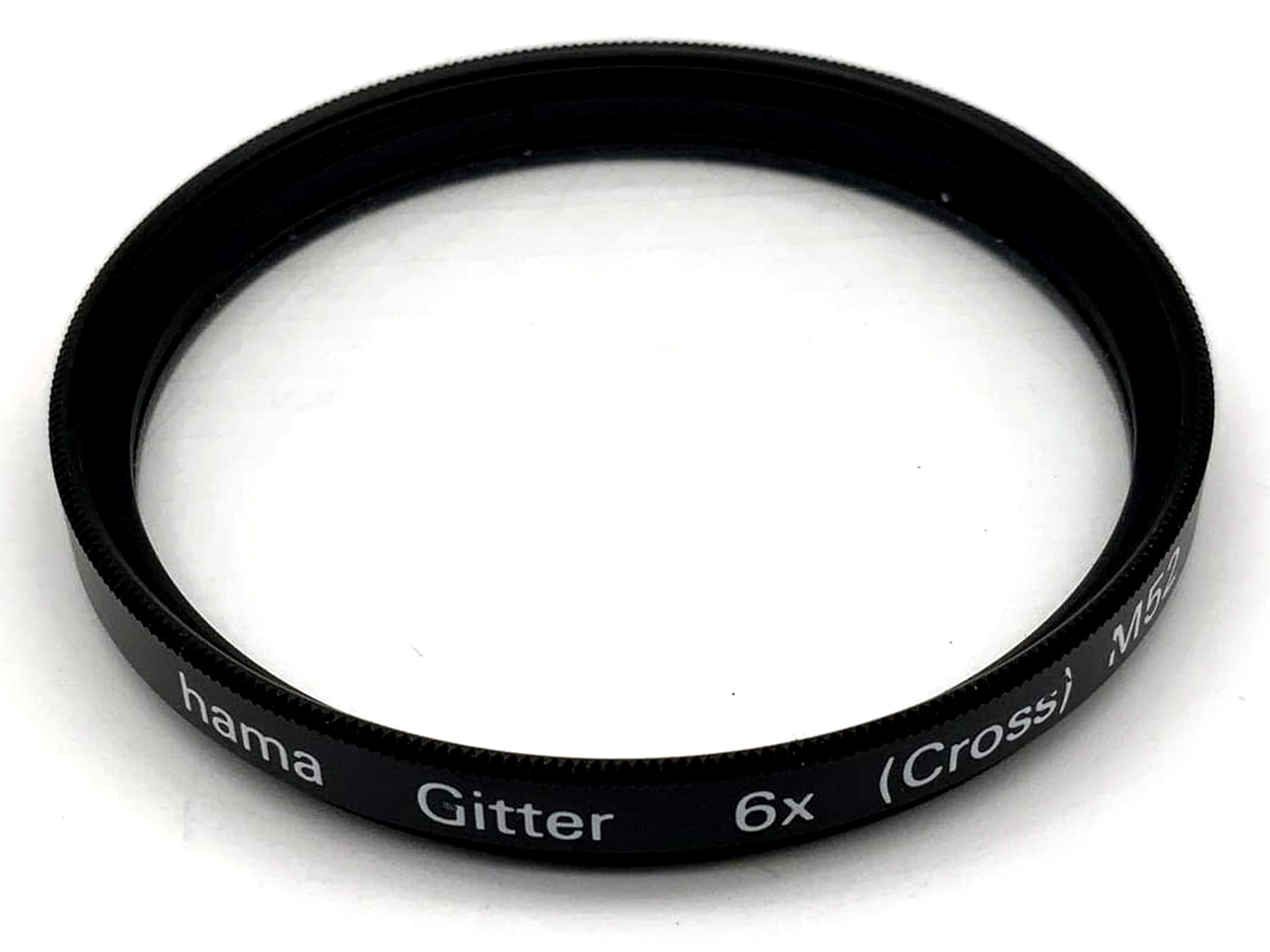 Hama Cross Filter Grid 6x (Cross) (XXII) Filter 52mm Filter Thread M52