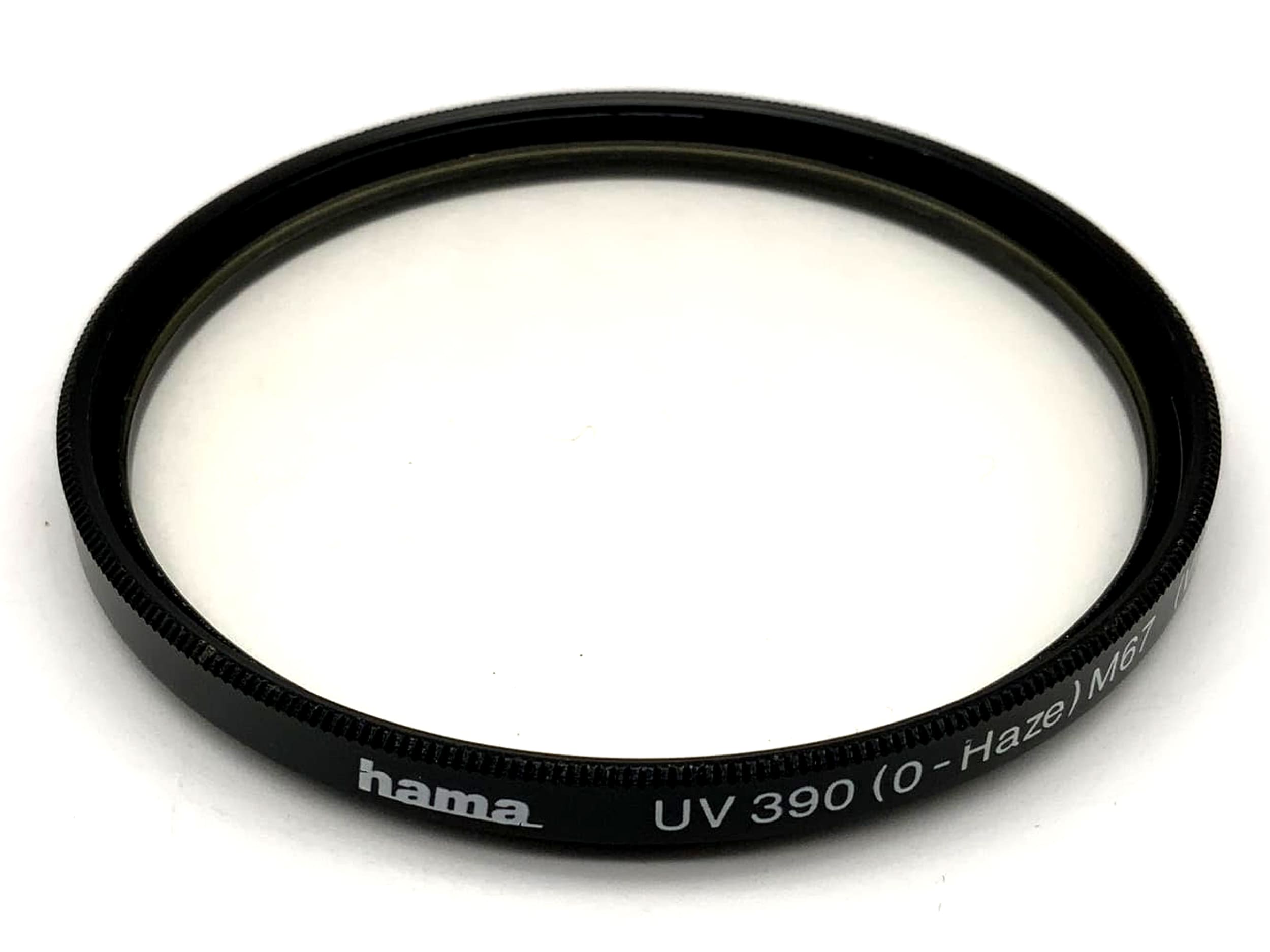 Filtre Hama UV 390 (0-Haze) (VII) 67 mm, filetage circulaire M67