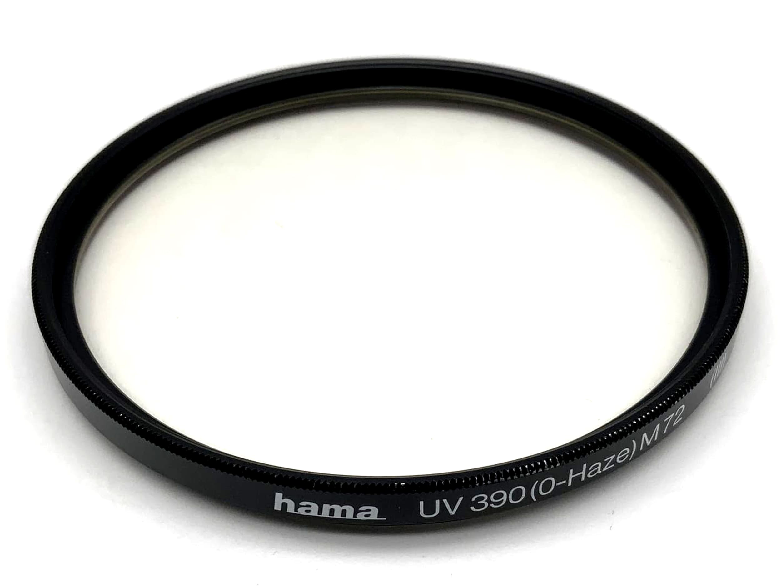 Hama UV 390 (0-Haze) (III) Filtre circulaire 72 mm Filetage M72