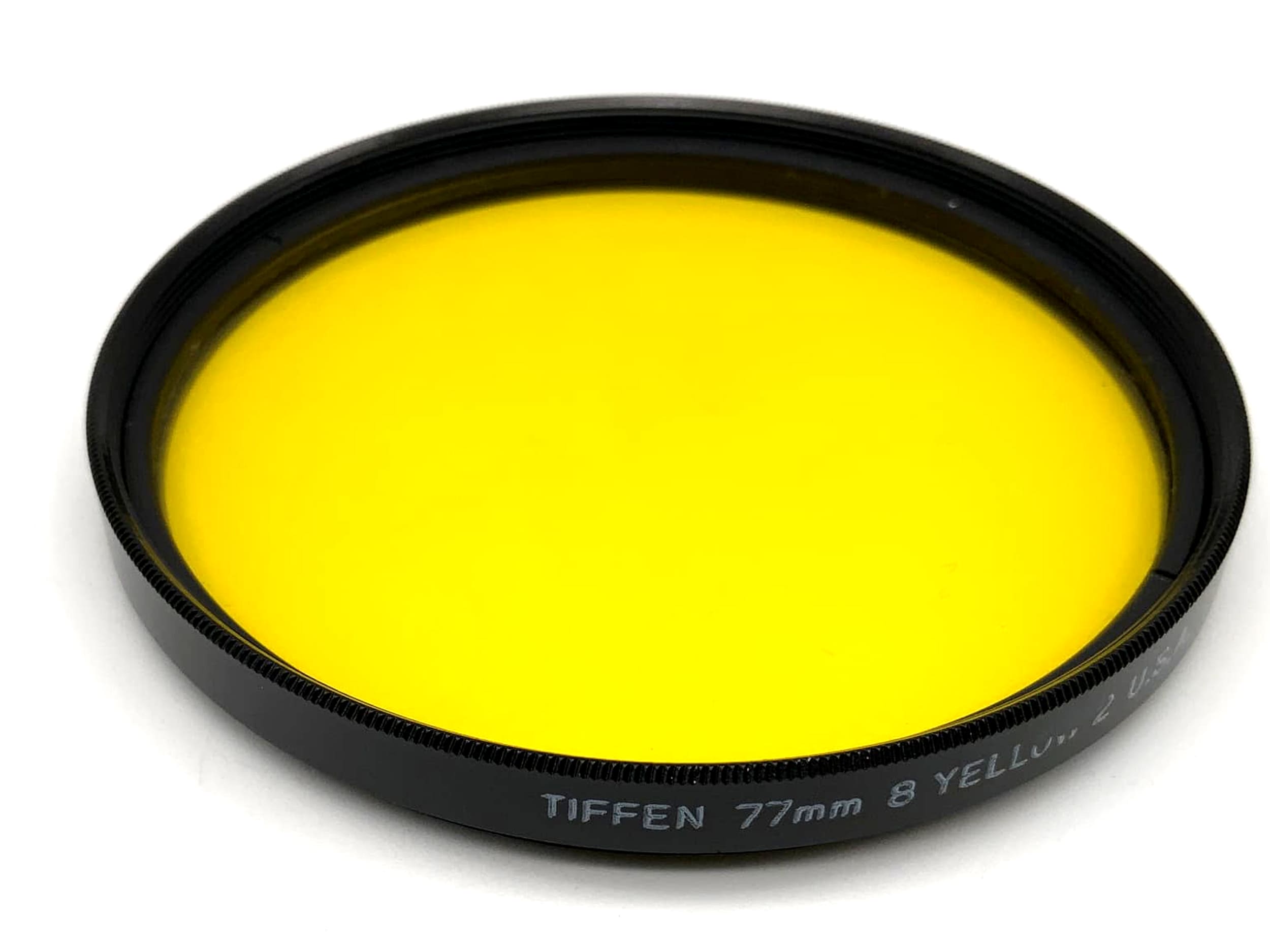 Filtre de couleur Tiffen 8 jaunes, 2 filtres jaunes, filetage circulaire 77 mm M77
