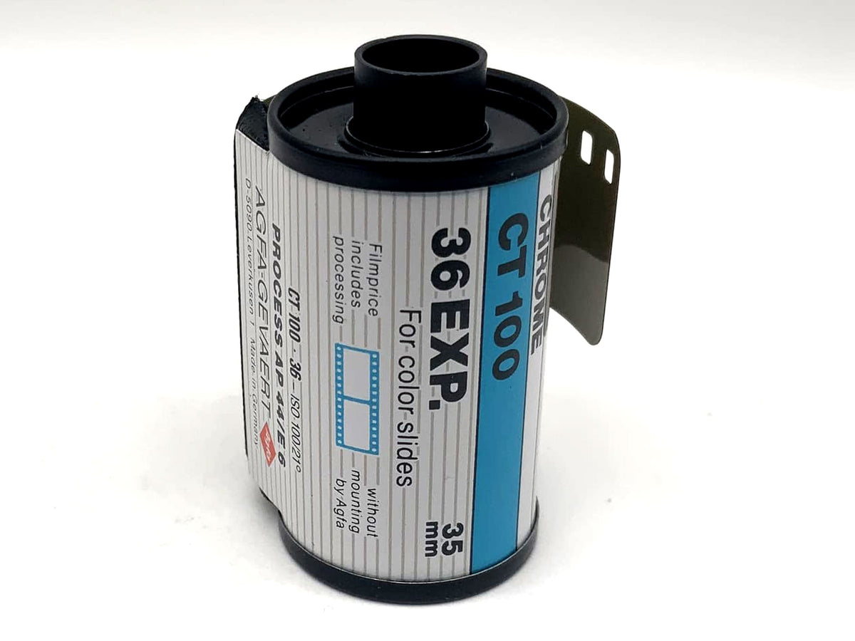 Film Agfa 35 mm/135 couleur Chrome CT100 DX, 36 poses périmées