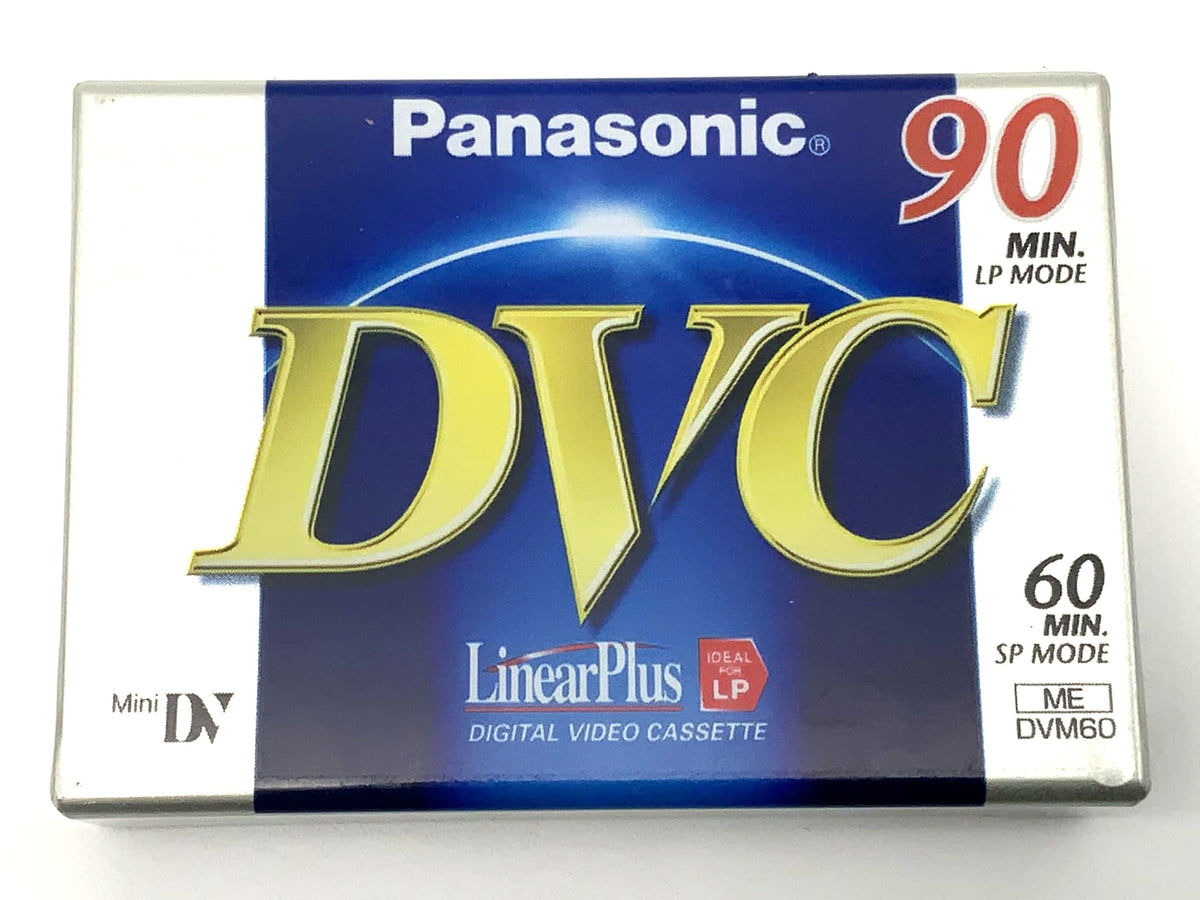 Cassette vidéo Panasonic Mini DV pour caméscope, format 60 min et 90 min, format LP