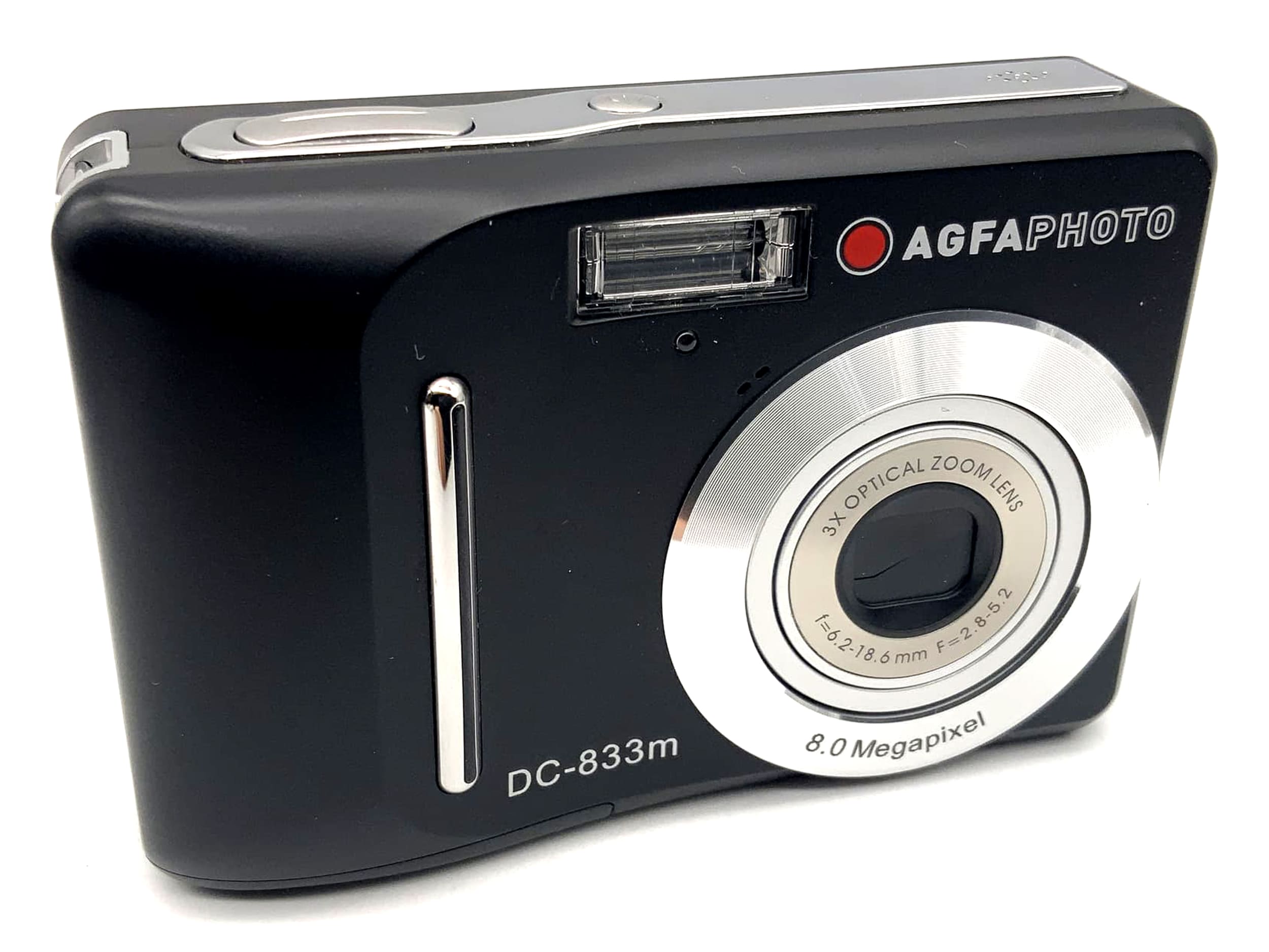 Agfa DC-833m with 3x Optical Zoom Lens f=6.2-18.6mm F=2.8-5.2 8.0 megapixels