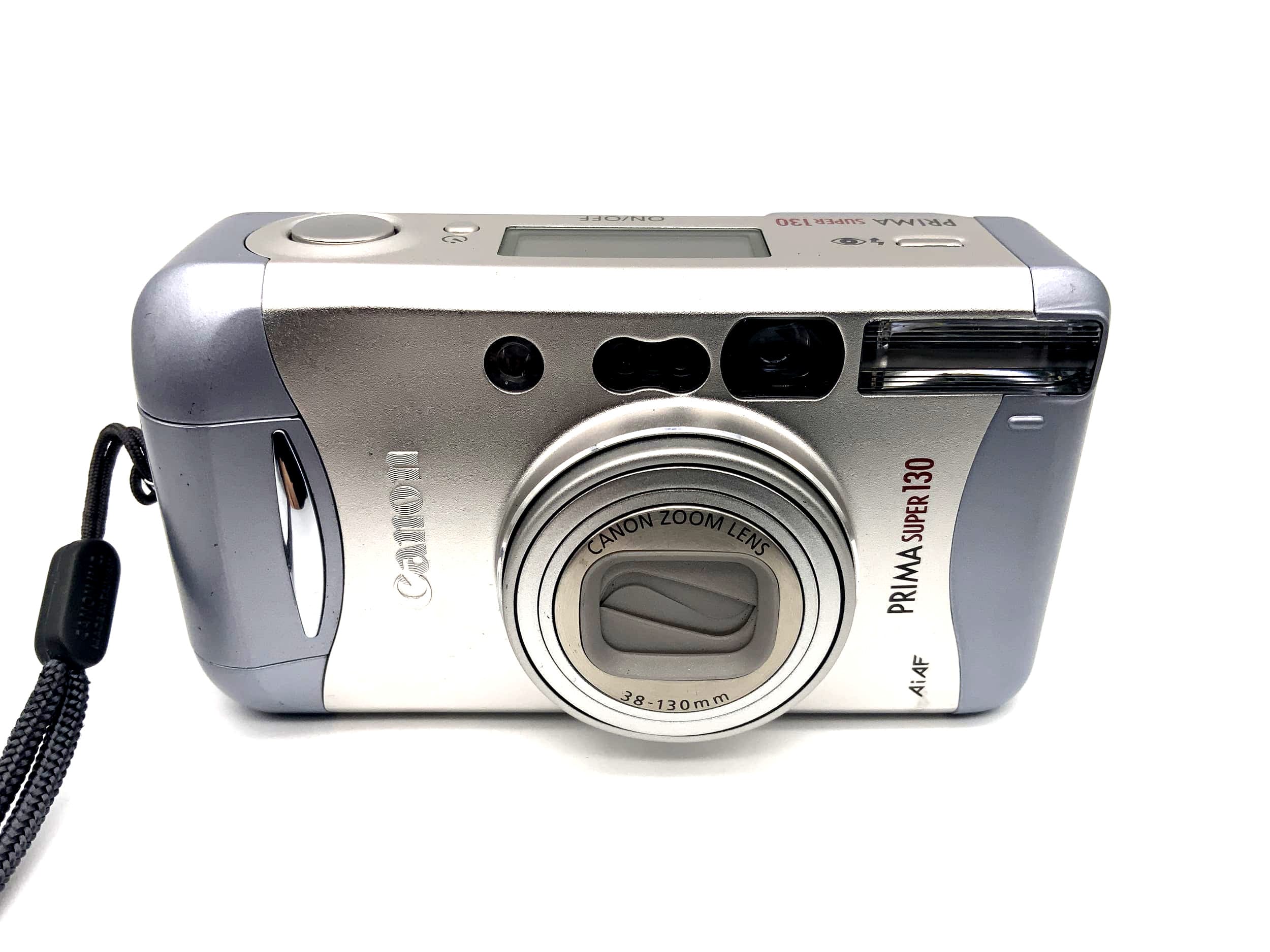 Appareil photo compact Canon Prima Super 130 avec objectif zoom 38-130 mm, format 35 mm, autofocus Ai