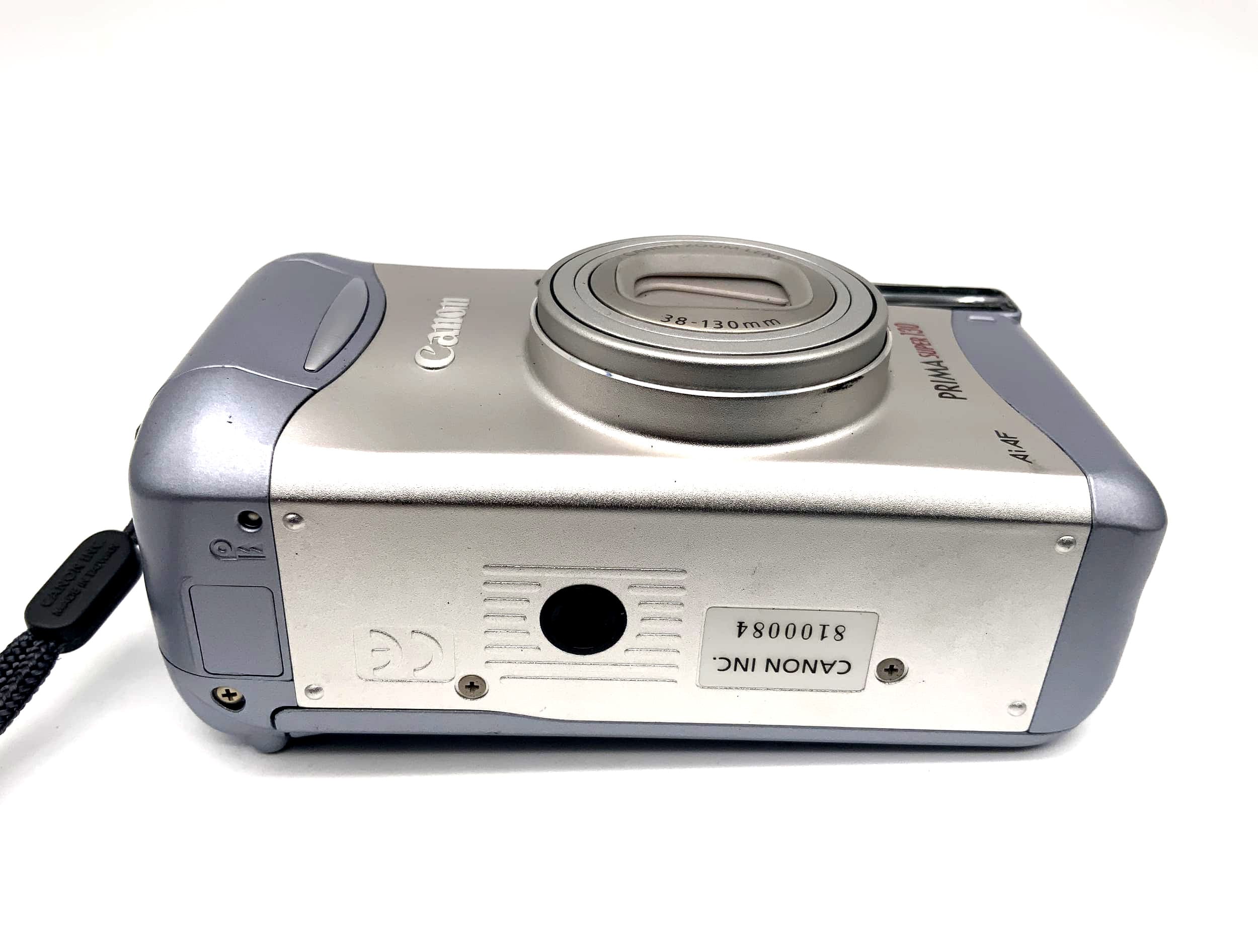 Appareil photo compact Canon Prima Super 130 avec objectif zoom 38-130 mm, format 35 mm, autofocus Ai