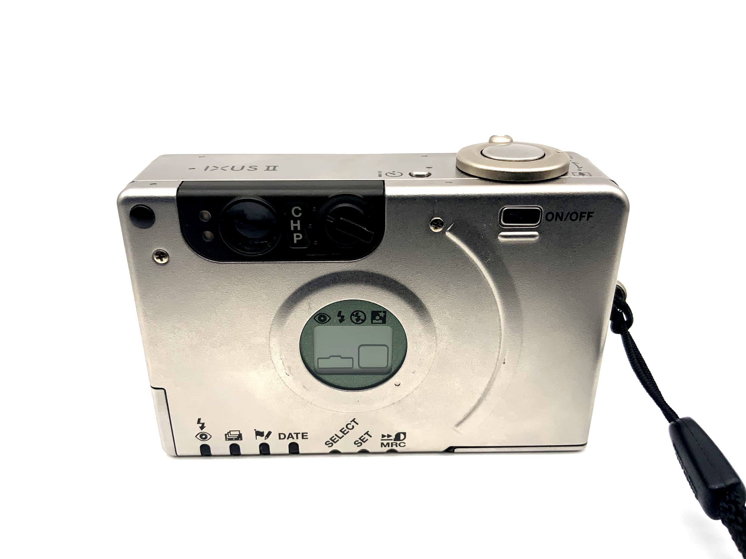Appareil photo compact Canon IXUS II avec objectif zoom 23-46 mm f/4,2-5,6, format APS-C