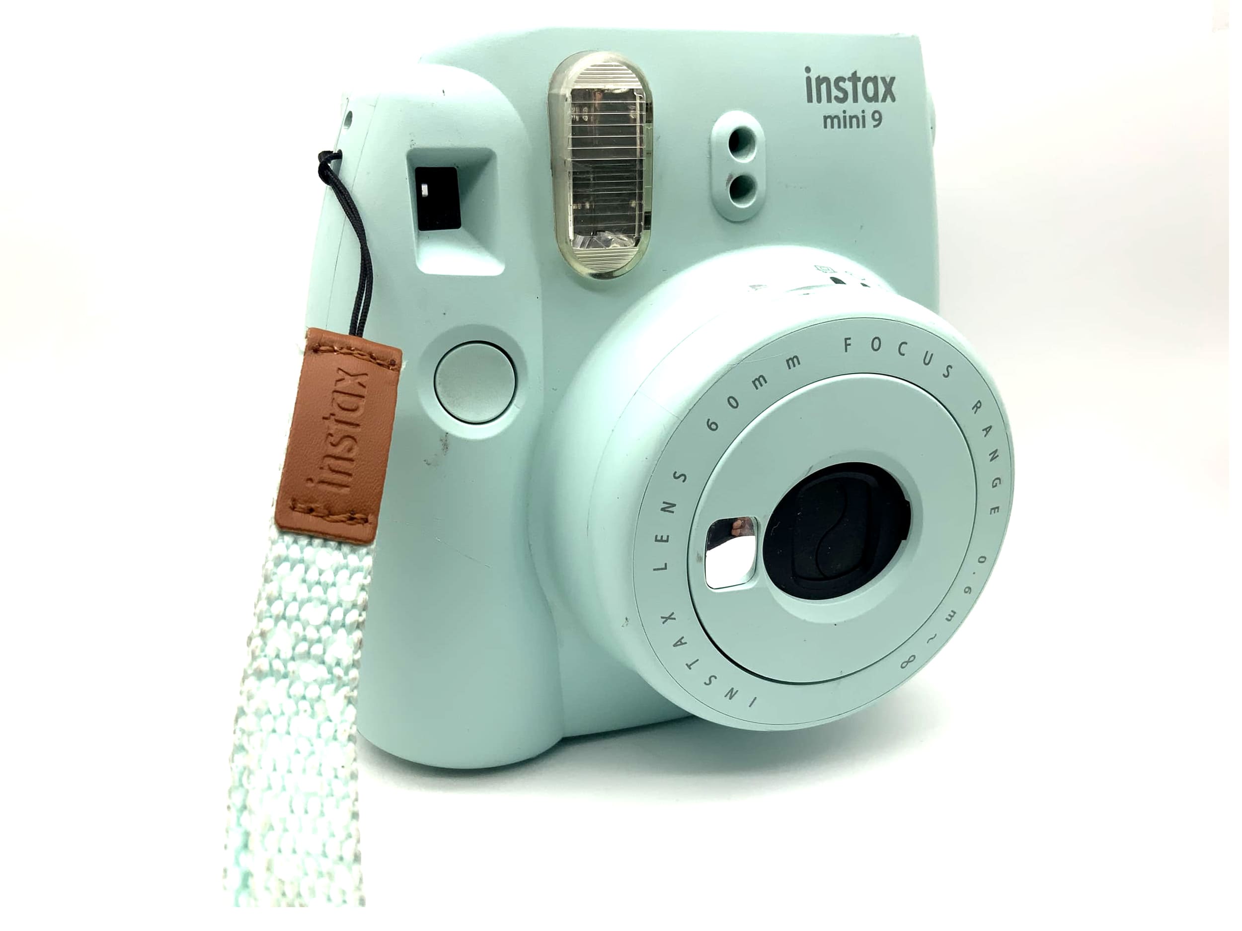 Appareil photo instantané Fujifilm Instax Mini 9, objectif 60 mm, appareil photo argentique