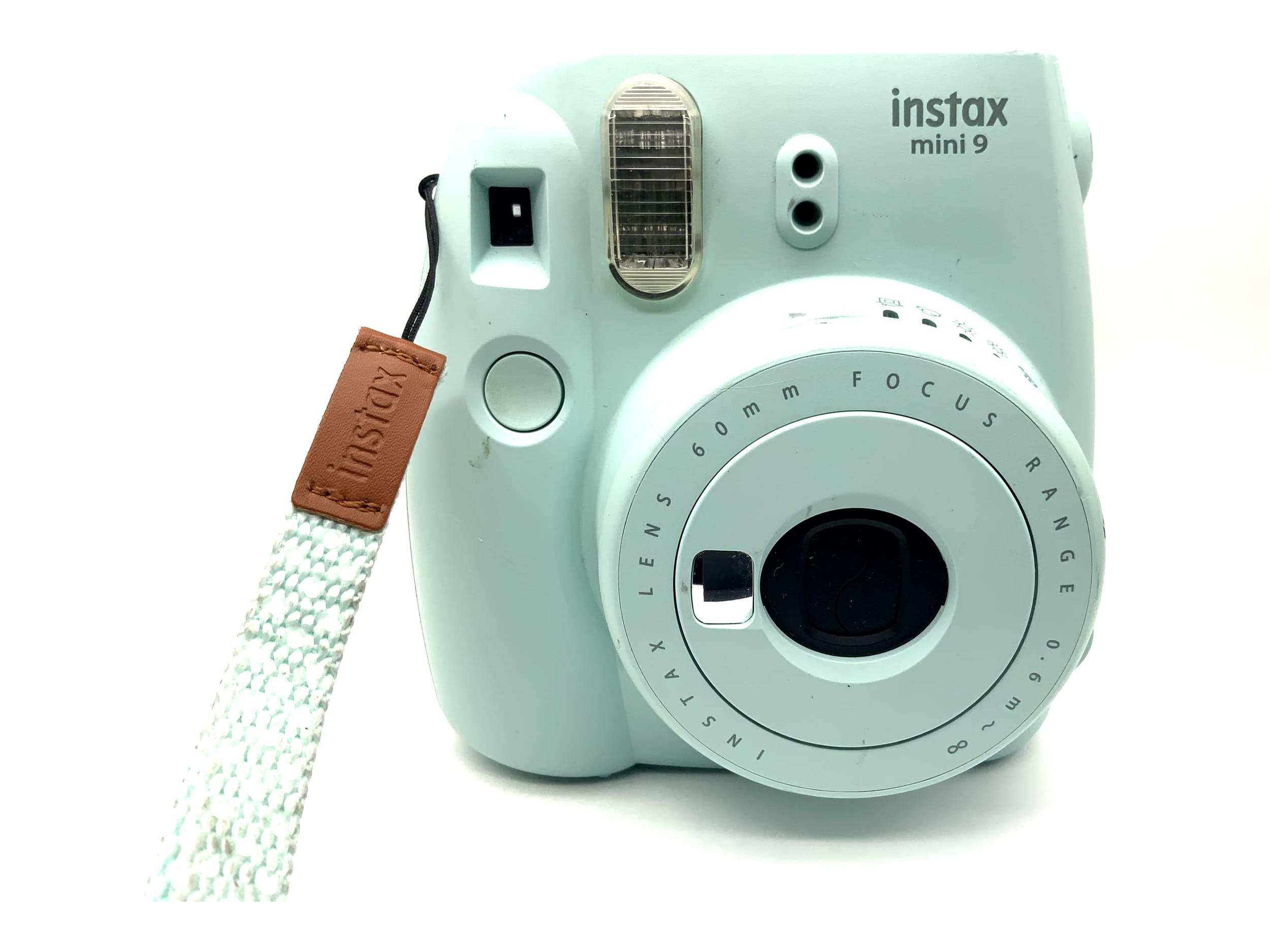 Appareil photo instantané Fujifilm Instax Mini 9, objectif 60 mm, appareil photo argentique