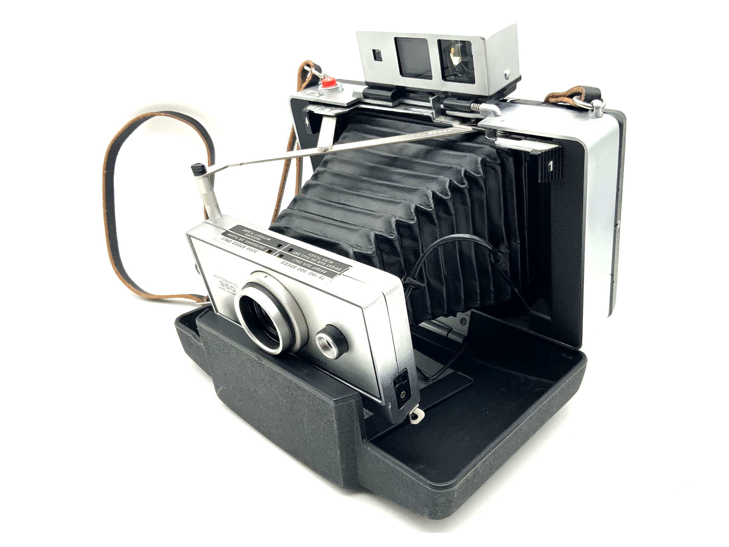 Appareil photo instantané Polaroid Land Camera 350, appareil photo automatique analogique