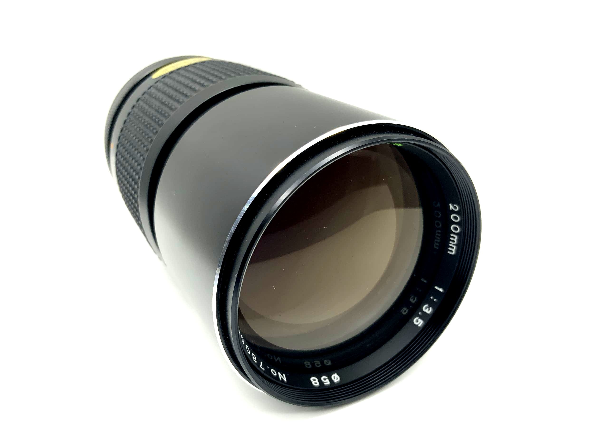 Objectif Tokina 200 mm 1:3.5 RMC pour appareil photo (Minolta MD)