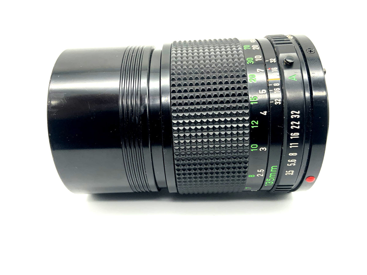 Objectif Canon 135 mm f/3.5 pour appareil photo FD (Canon FD)