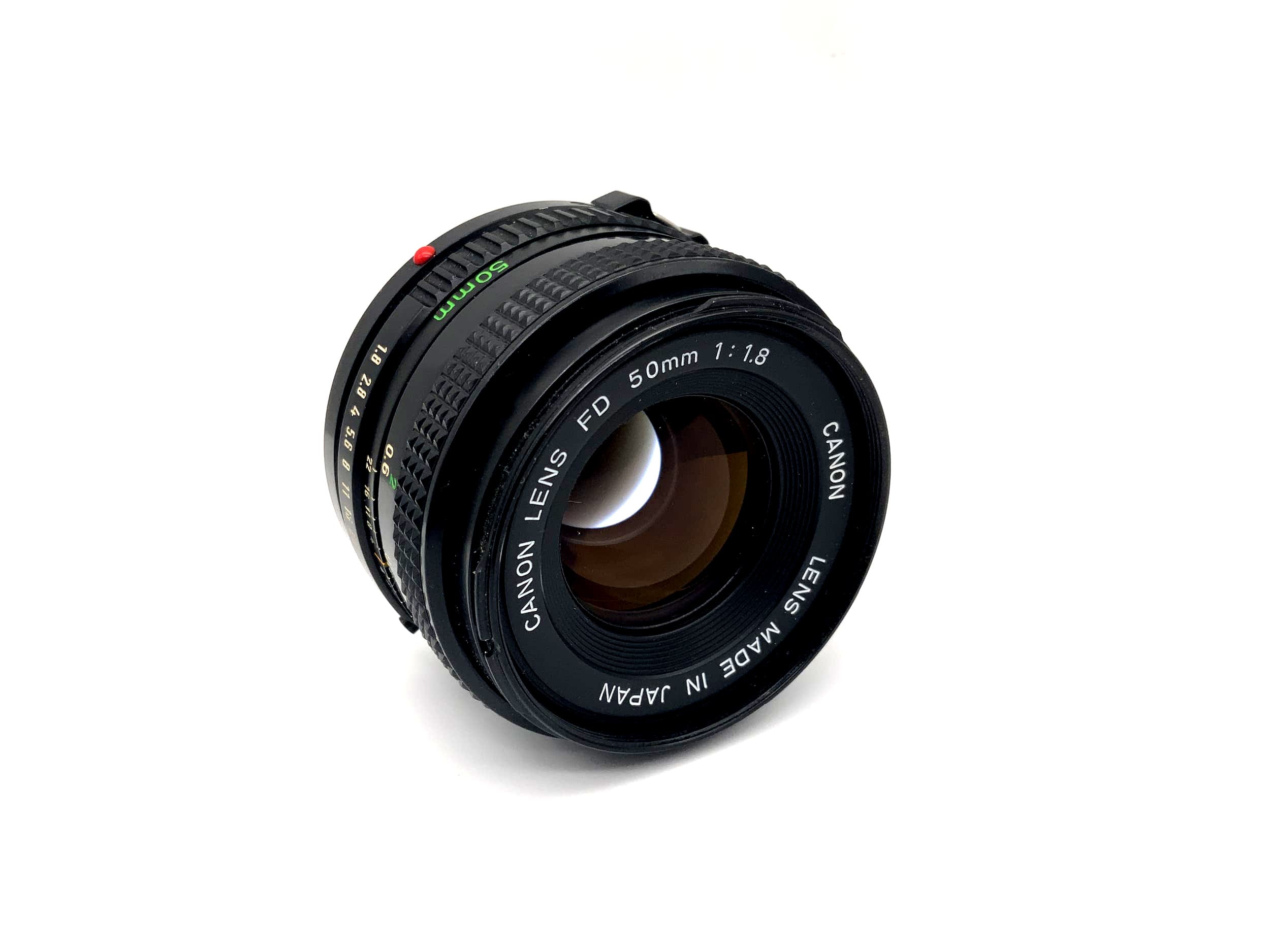 Objectif Canon 50 mm f/1.8 pour appareil photo FD (Canon FD)