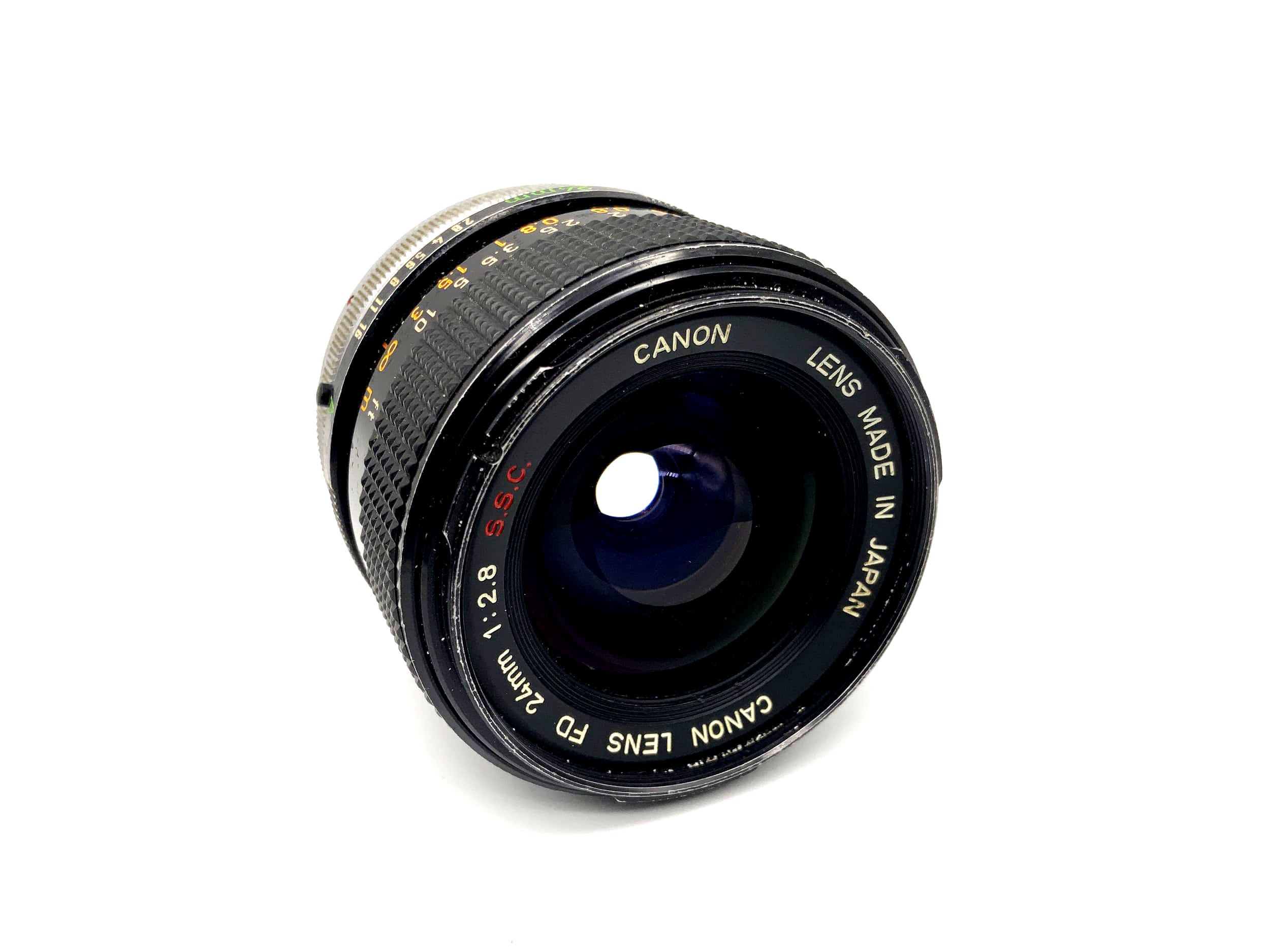Objectif Canon 24 mm 1:2.8 FD SSC ww Grand angle (Canon FD)