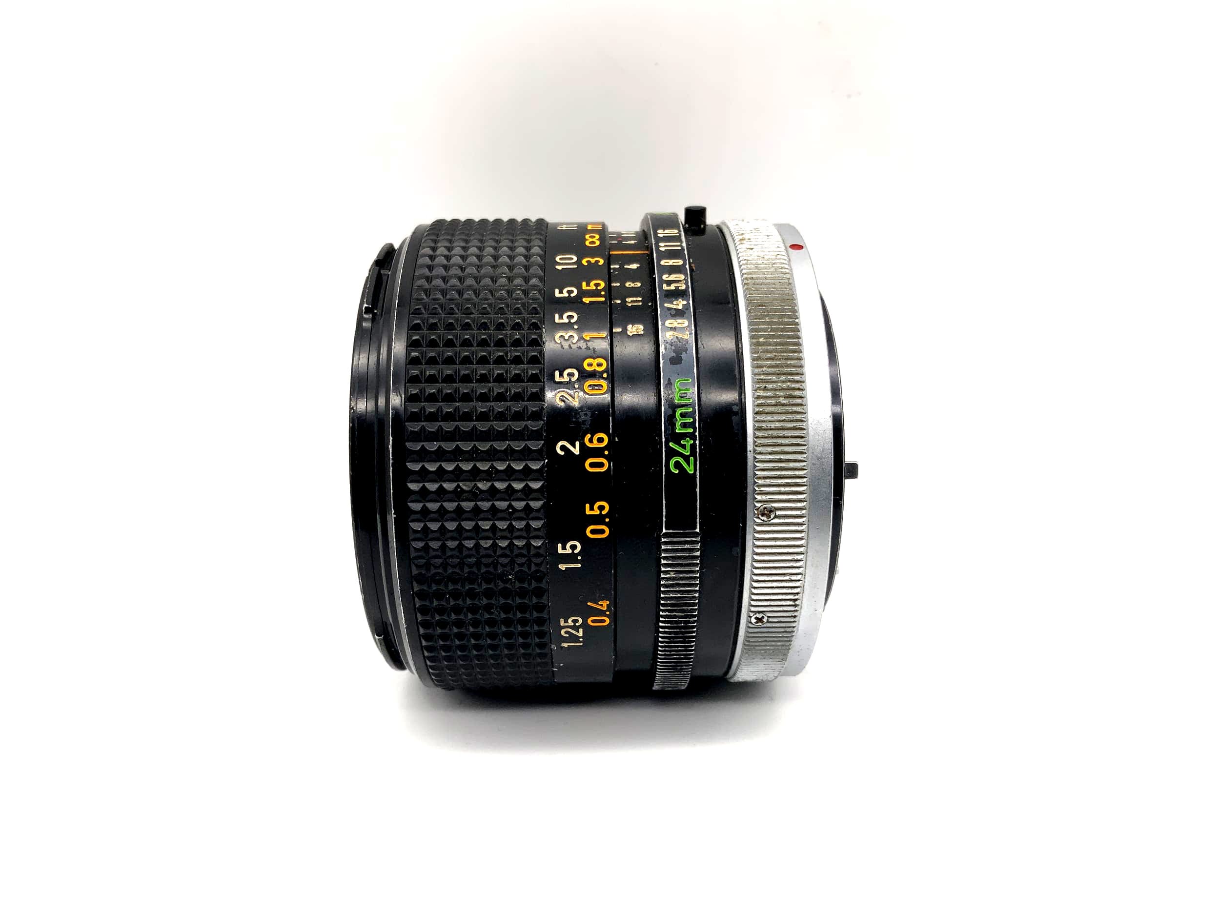 Objectif Canon 24 mm 1:2.8 FD SSC ww Grand angle (Canon FD)