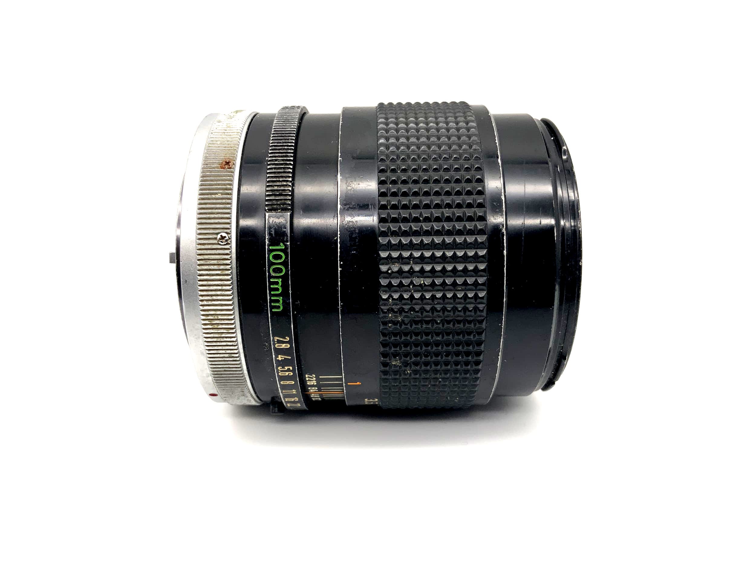 Canon 100mm 1:2.8 Lens Lens FD SSC Camera Camera Lens (Canon FD)